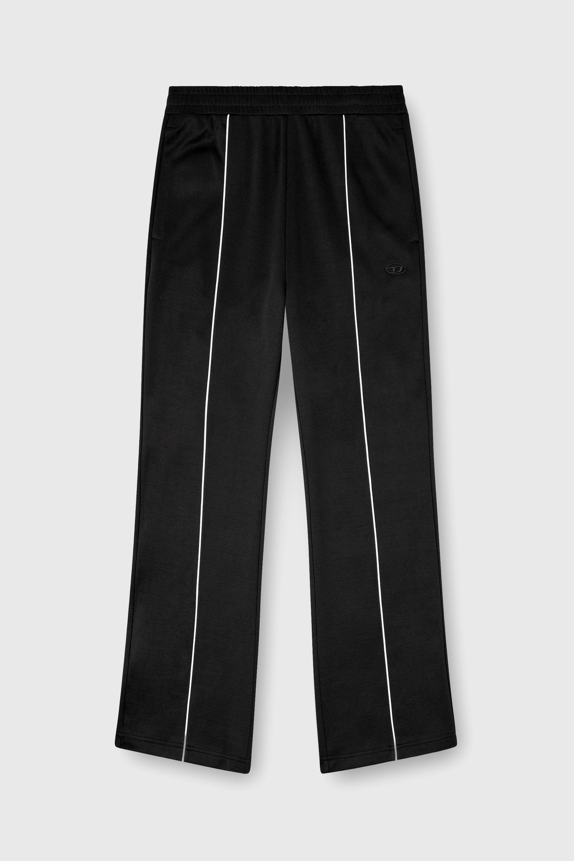 Diesel - P-LOCKING-DO, Pantaloni con profili a contrasto Uomo in Nero - 2