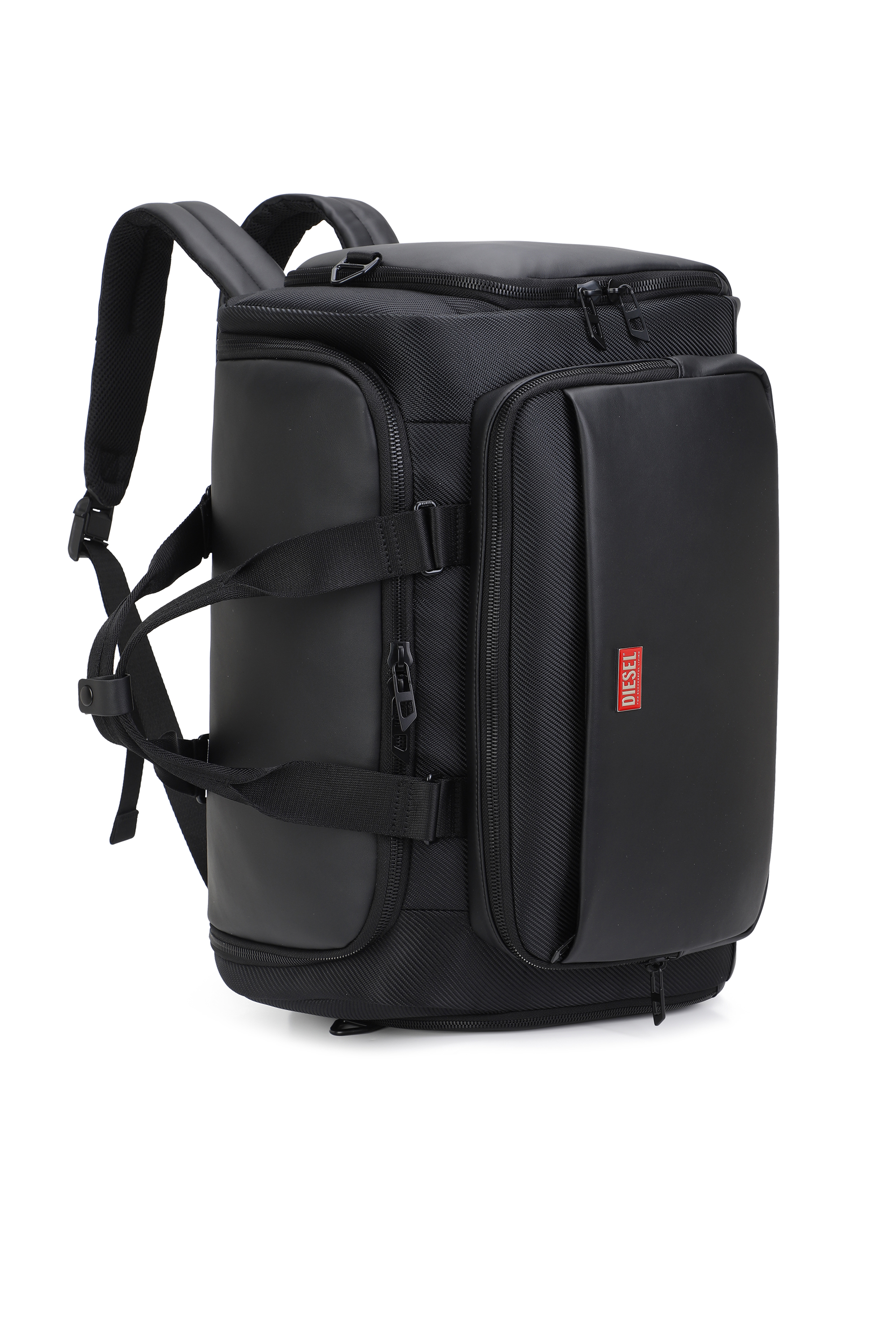 Diesel - DIESEL CARBON FIBER DUFFLE-BLACK DSB002, Borsa da viaggio capiante Unisex in Nero - 5