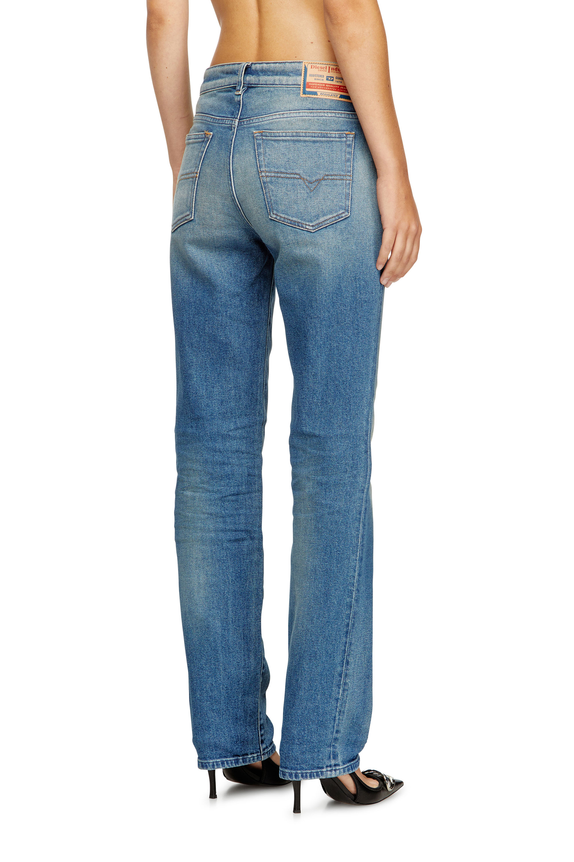 Diesel - Regular Jeans 1989 D-Mine 09M14 Donna, Blu medio - Image 3