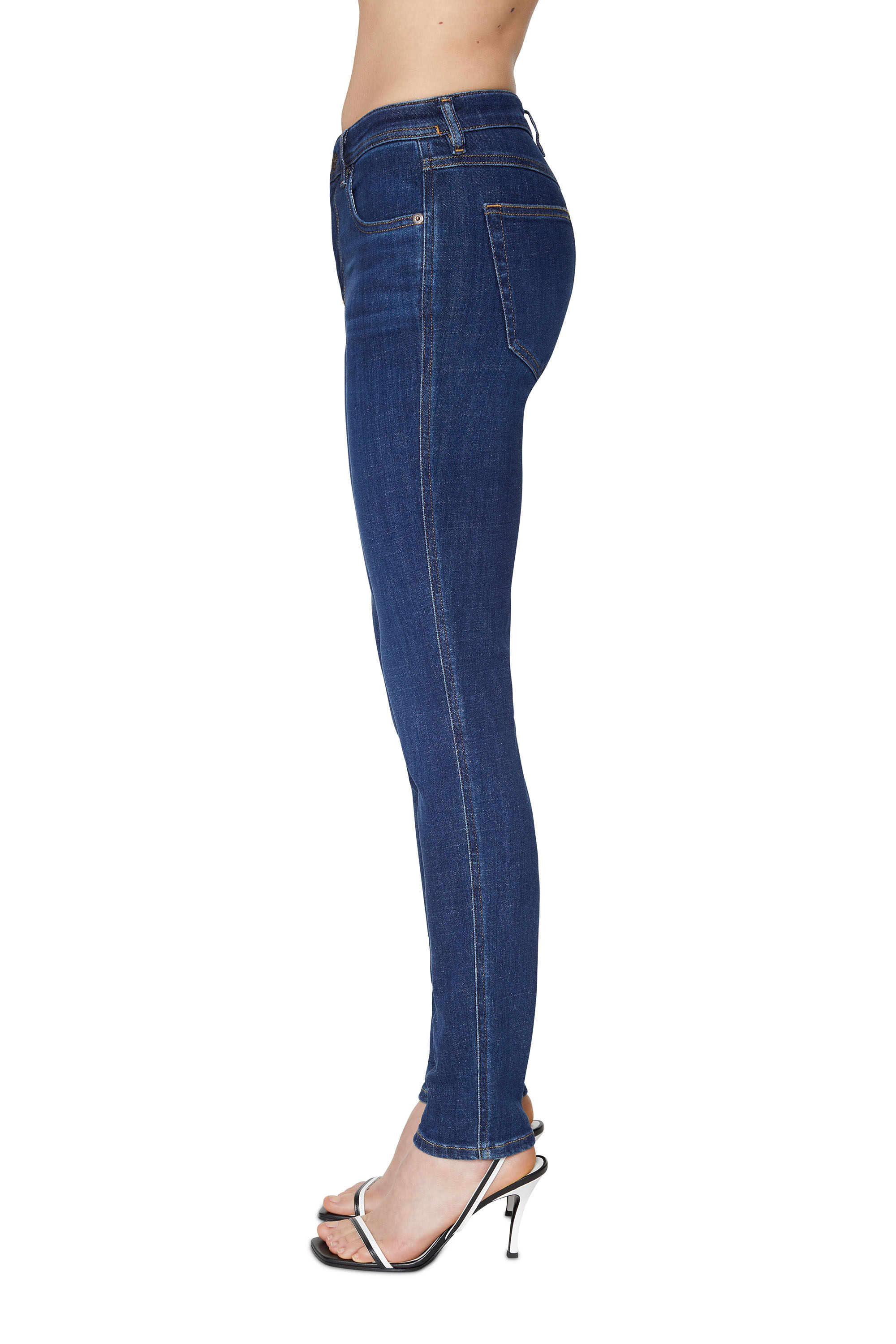 Diesel - Skinny Jeans 2015 Babhila 09C58, Blu Scuro - Image 6