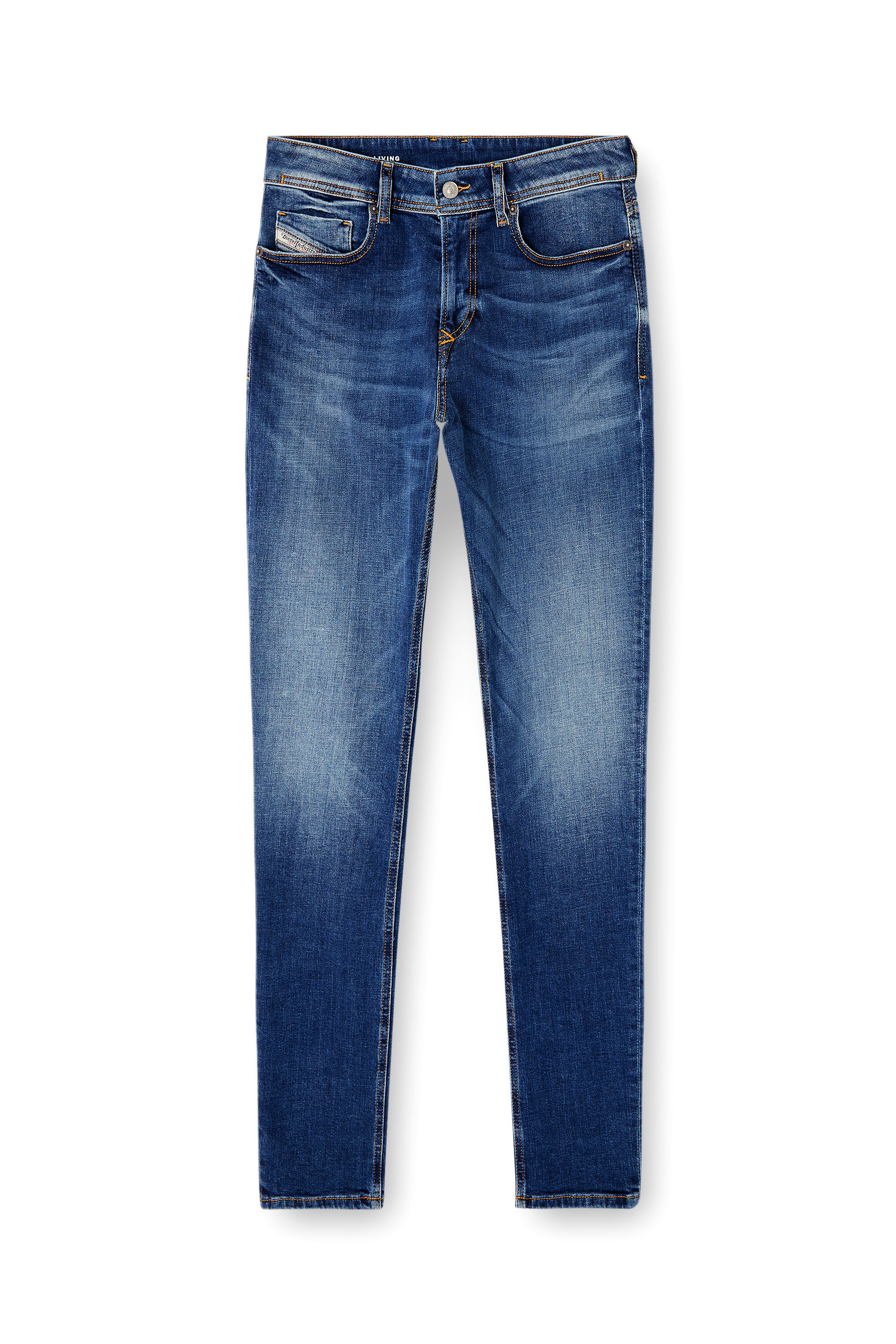 Diesel - Skinny Jeans 1979 Sleenker 09J33 Uomo, Blu medio - Image 2