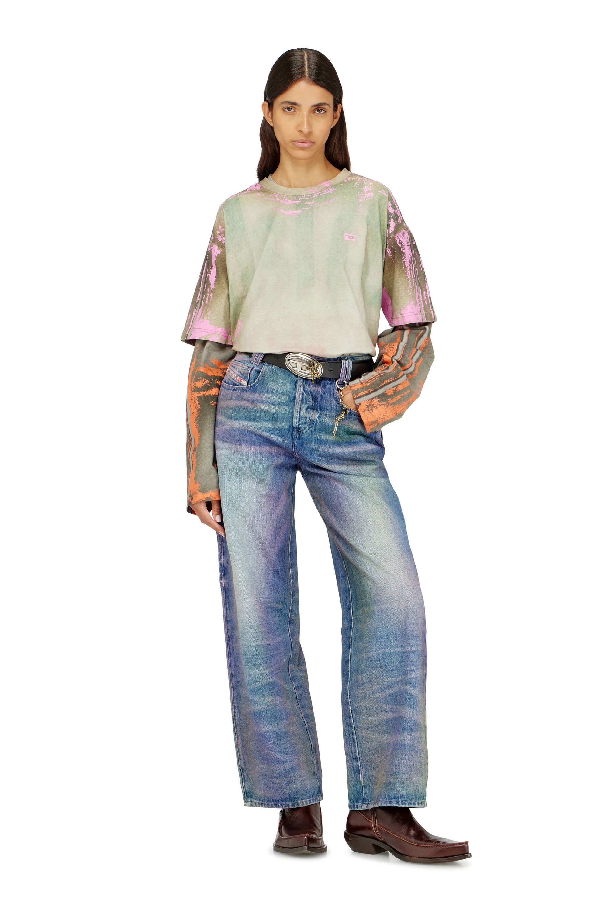 Diesel - Relaxed Jeans 1982 D-Hakou 007FW Unisex, null - Image 2