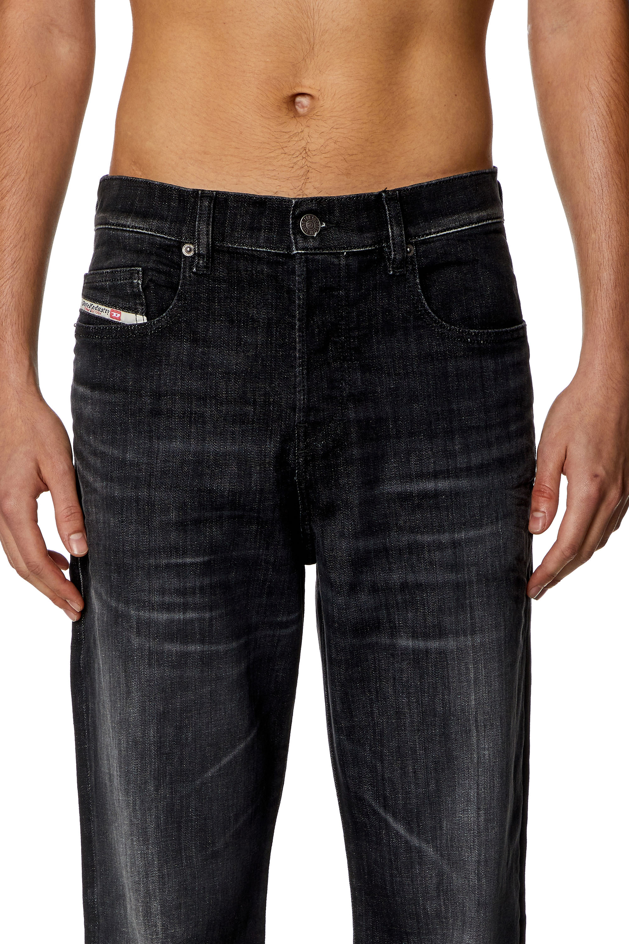 Diesel - Straight Jeans 2020 D-Viker 09H34, Nero/Grigio scuro - Image 4