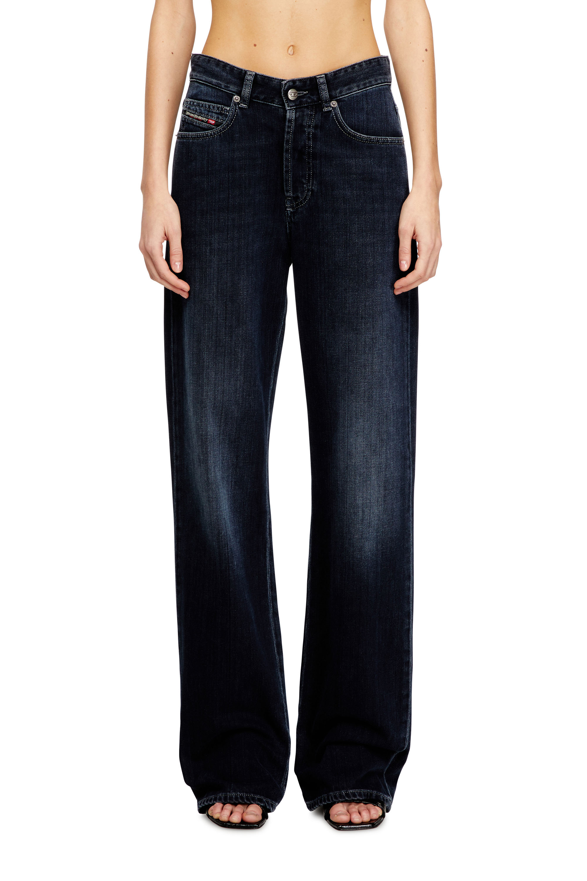 Diesel - Regular Jeans 1971 D-Sent 09Q19 Donna, Blu Scuro - Image 1