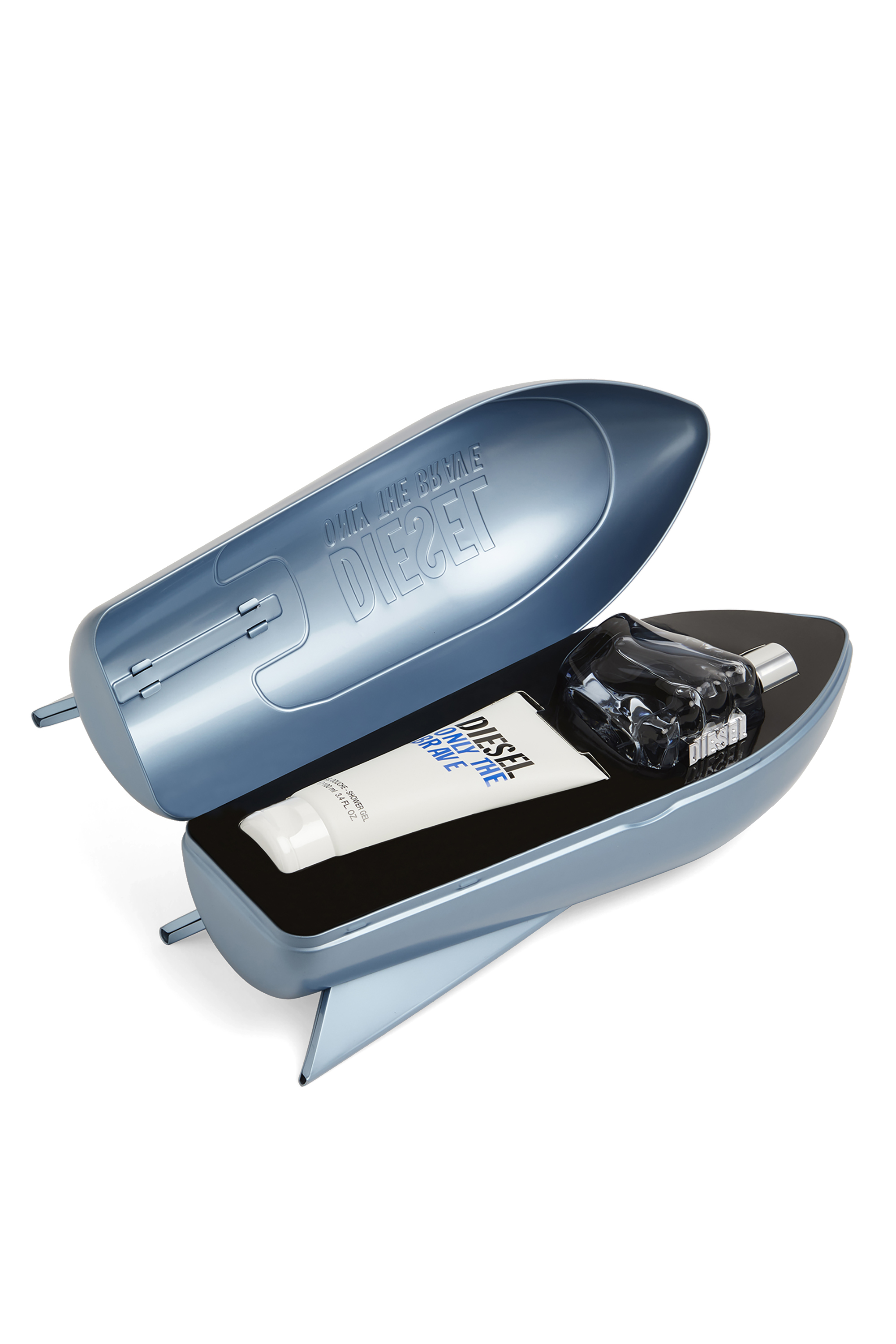 Diesel - ONLY THE BRAVE 75ML PREMIUM GIFT SET, Set regalo ONLY THE BRAVE Uomo in Blu - 2