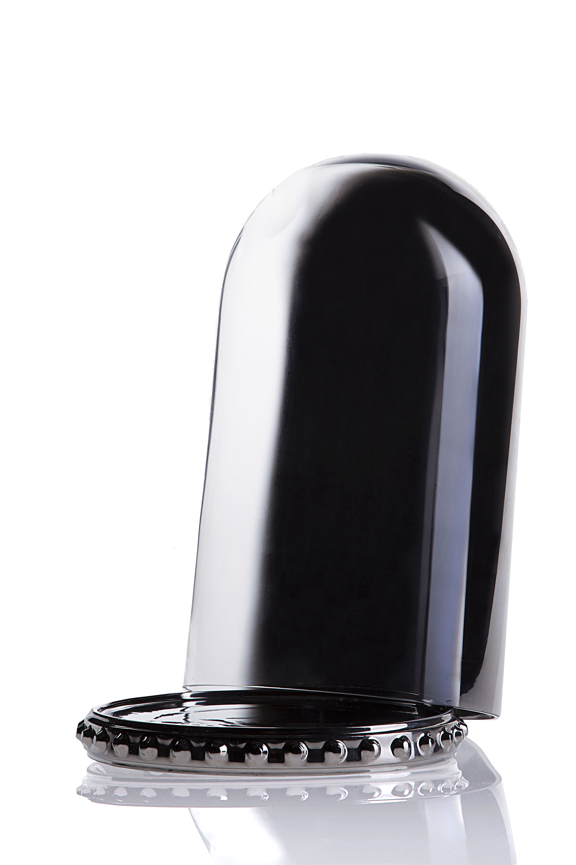 Diesel - 10942 GHOST SHELL, Piatto in porcellana piccolo con cupola in vetro Unisex in Argento - 2