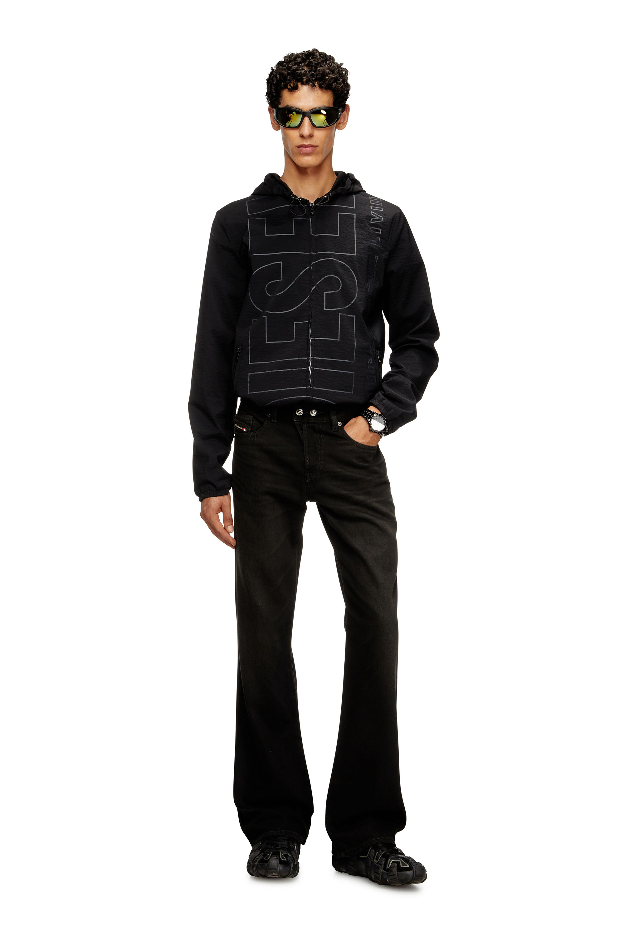 Bootcut Jeans 1998 D-Buck 09M20, Black/Dark grey Diesel - Man's Bootcut Jeans 1998 D-Buck 09M20, Black/Dark grey - 1
