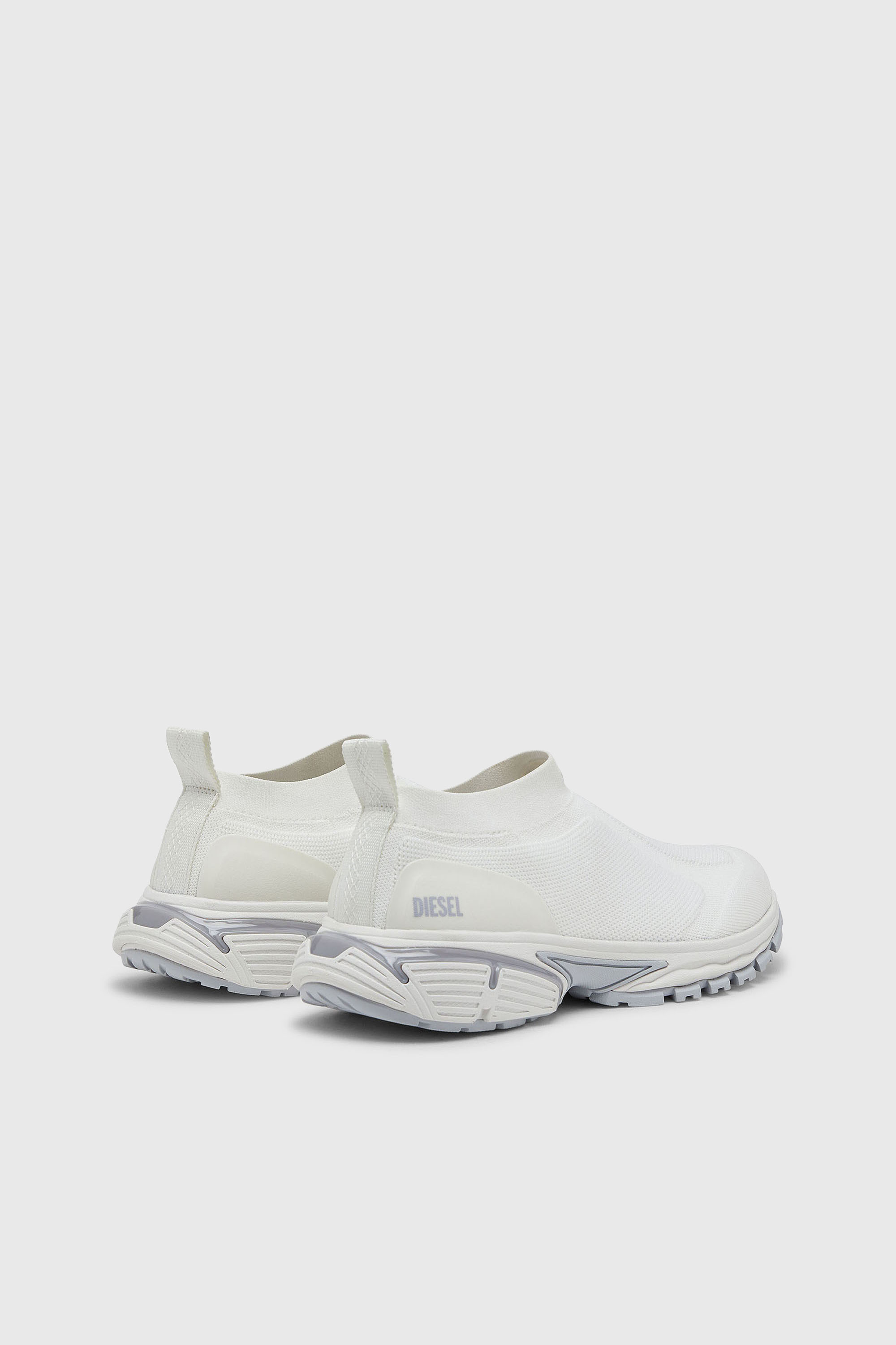 Diesel - S-PRO-V-DENSE-SOCKS, Pro-V-Dense-Sneakers a calzino in maglia slip-on Uomo in Bianco - 3
