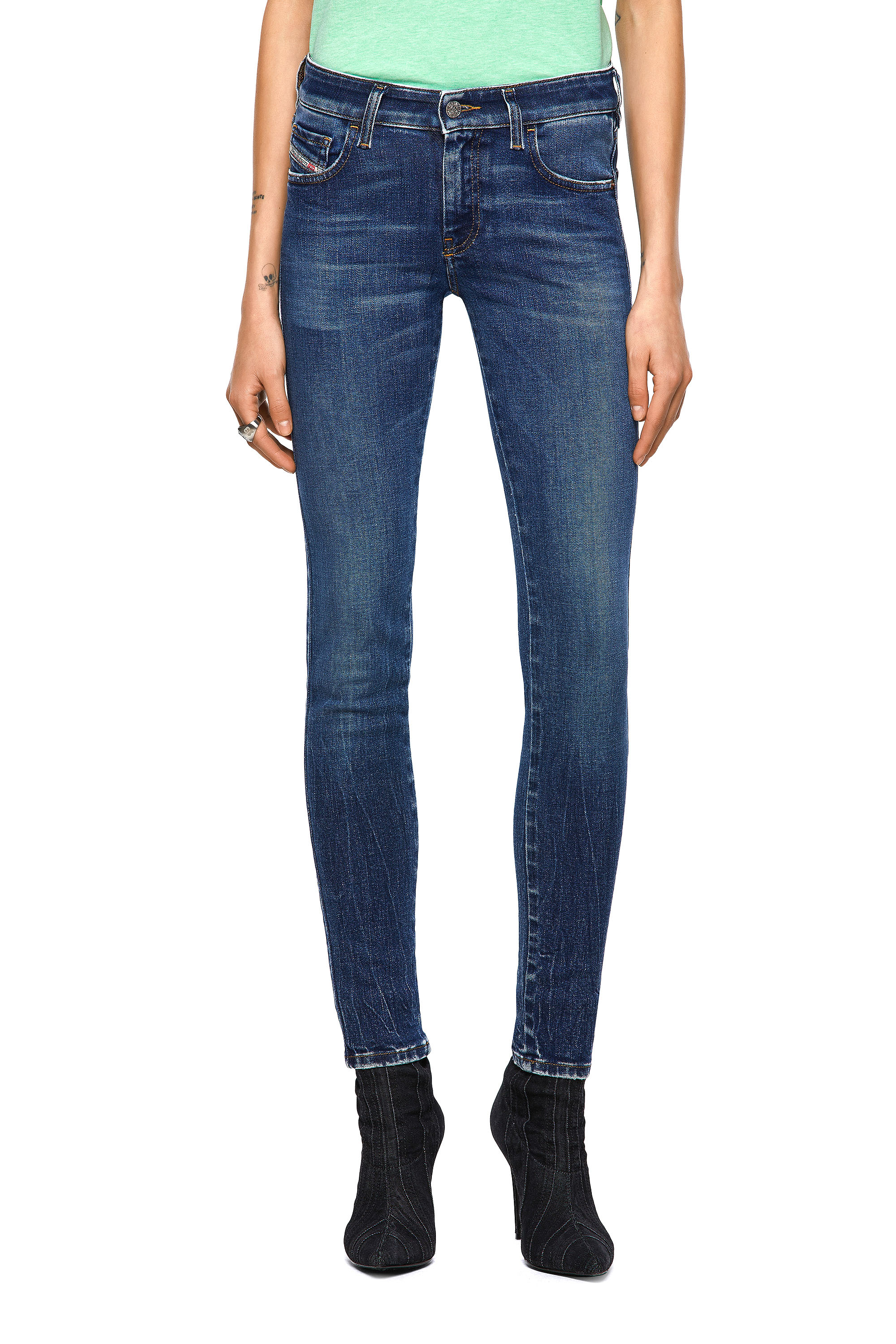 Slandy Low 009ZX, Blu Scuro - Jeans