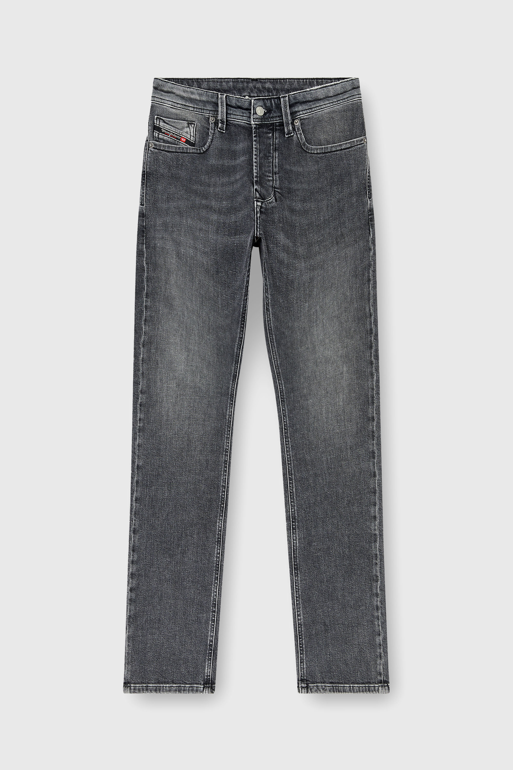 Diesel - Regular Jeans 1985 Larkee 0HDBD Uomo, Nero/Grigio scuro - Image 6