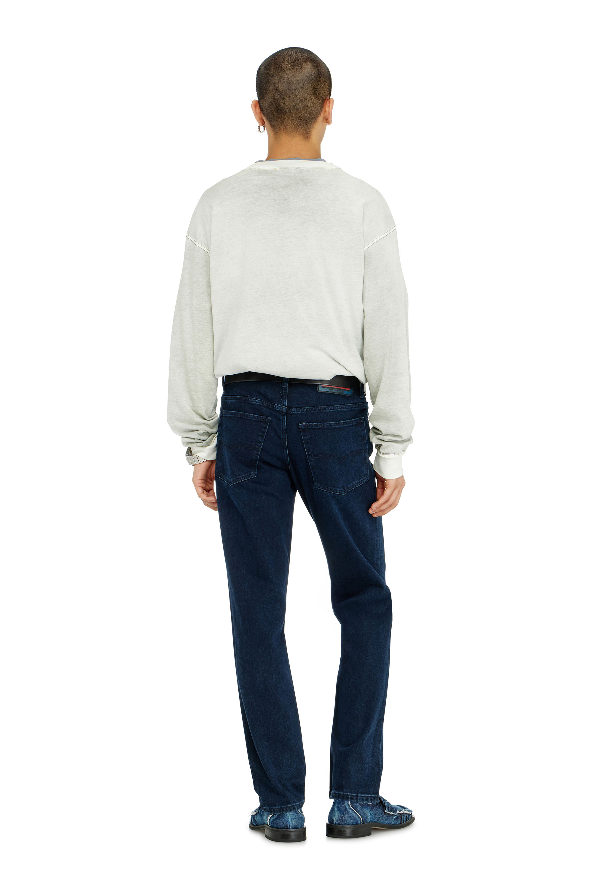 Diesel - Regular Jeans 2023 D-Finitive 0KBBJ Uomo, Blu Scuro - Image 3