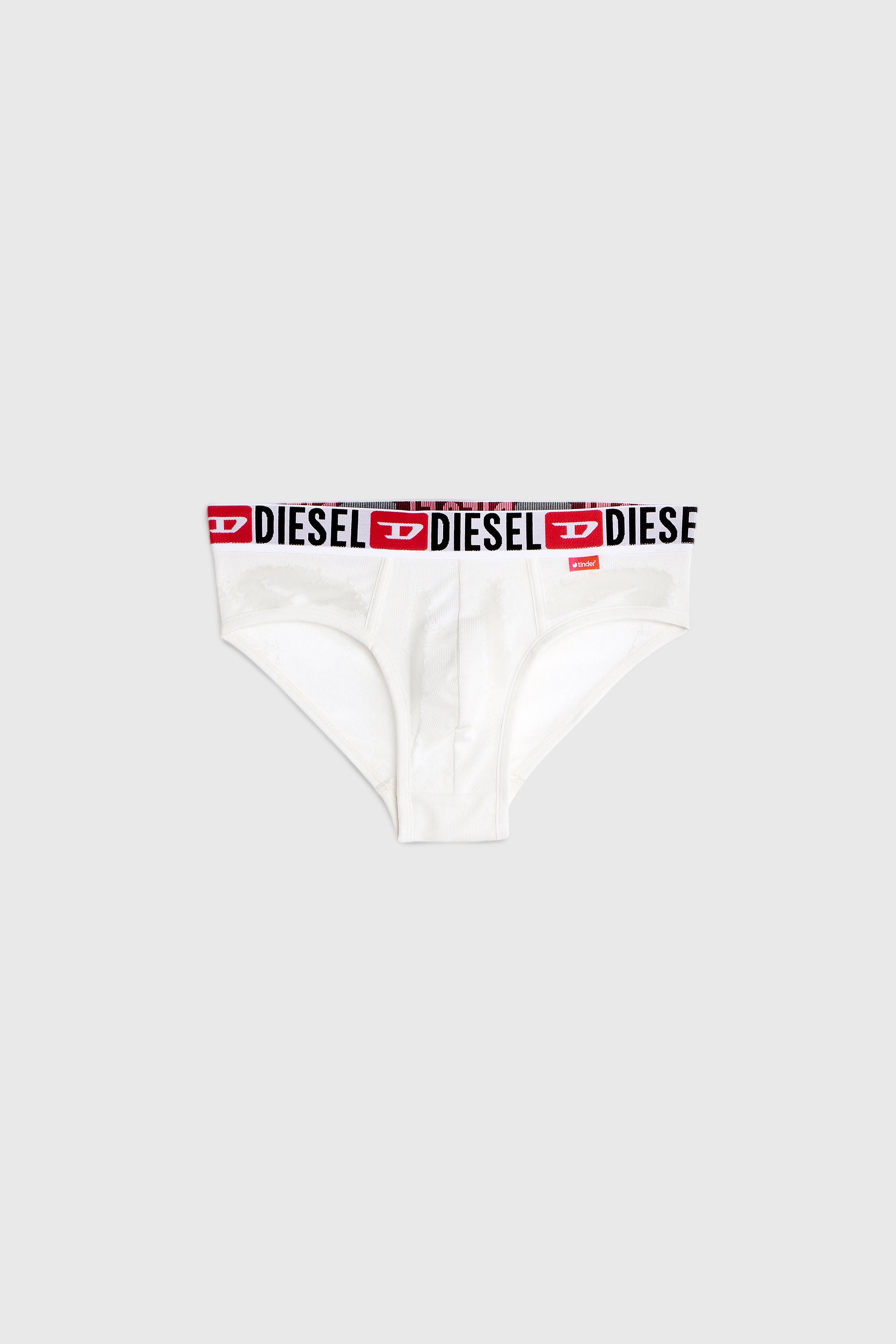 Diesel - PR-ANDRE, Slip con effetto devor&eacute; trasparente Uomo in Bianco - 2