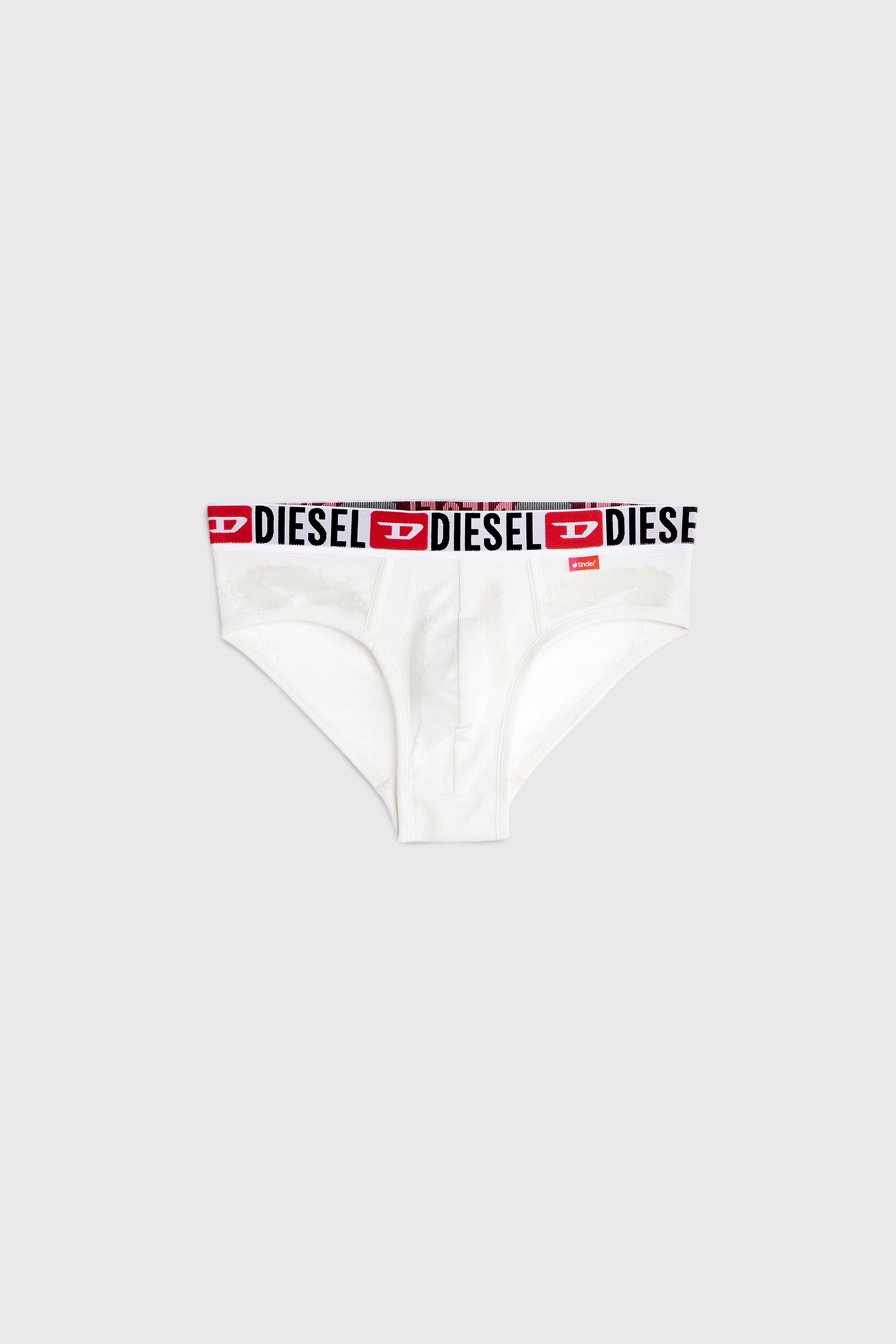 Diesel - PR-ANDRE, Slip con effetto devor&eacute; trasparente Uomo in Bianco - 2