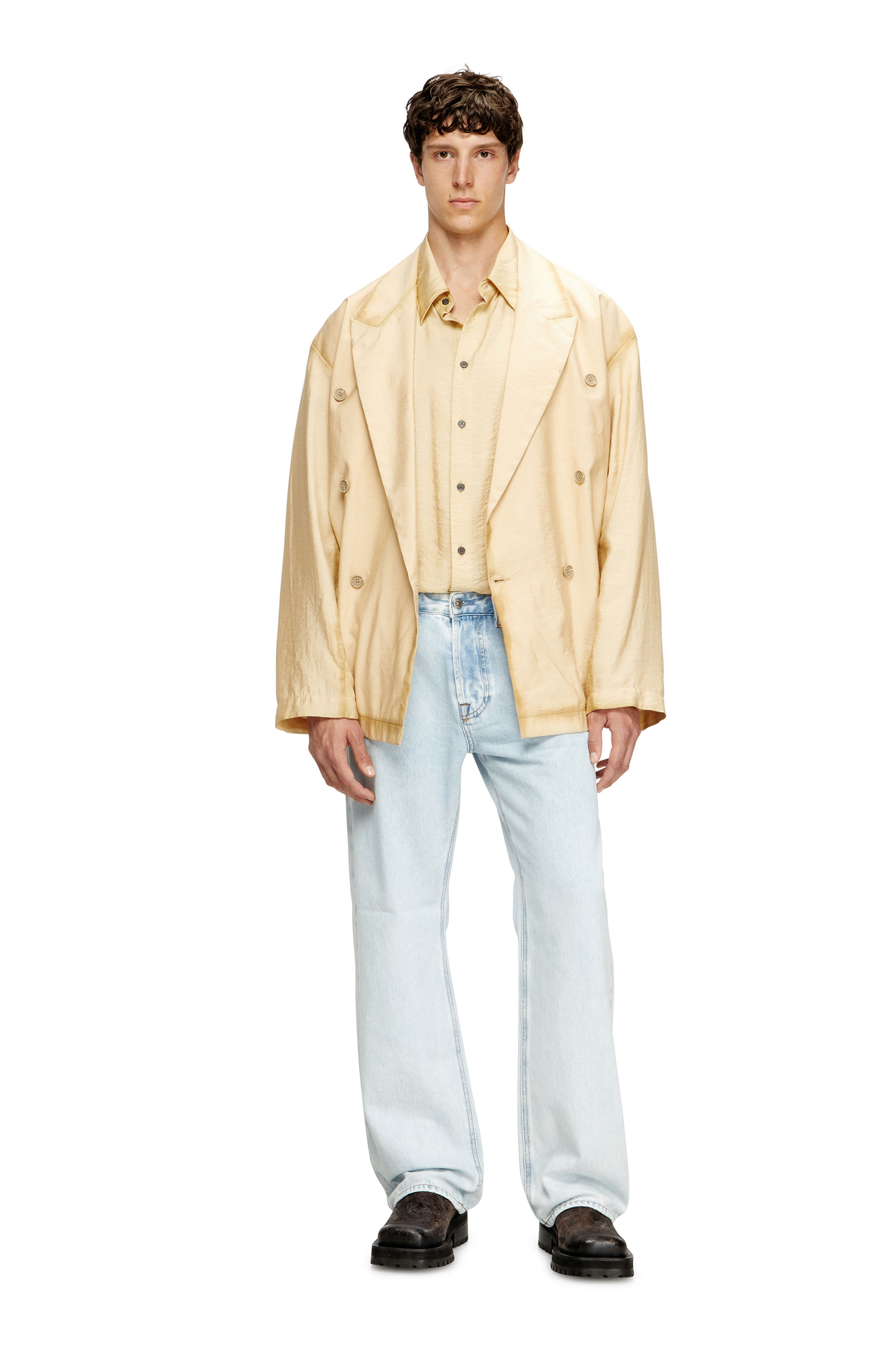 Diesel - Relaxed Jeans 1980 D-Eeper 09M74 Uomo, Blu Chiaro - Image 2