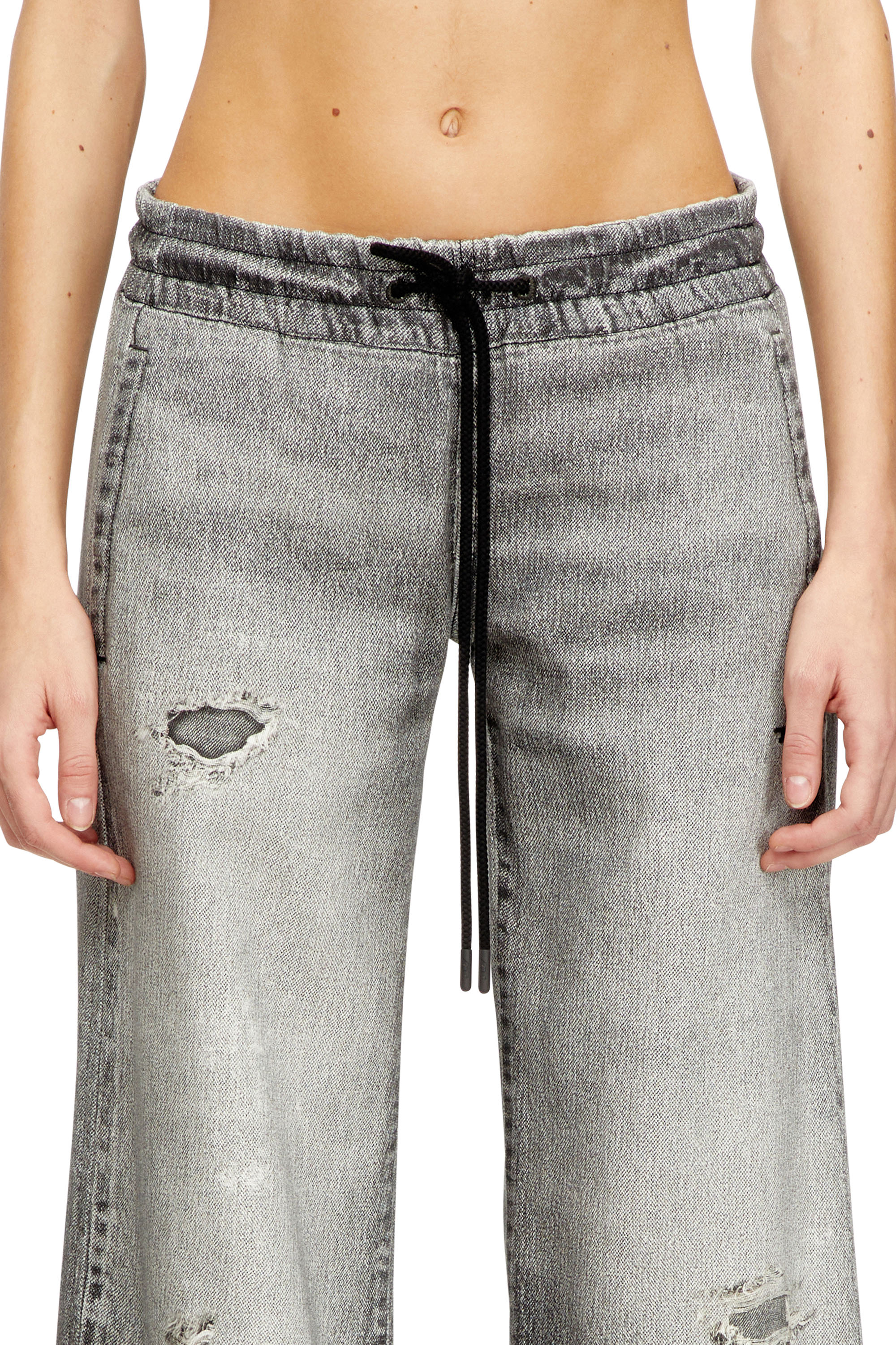 Diesel - Relaxed 2078 D-Ainty Joggjeans&reg; 068US Donna, Grigio - Image 4