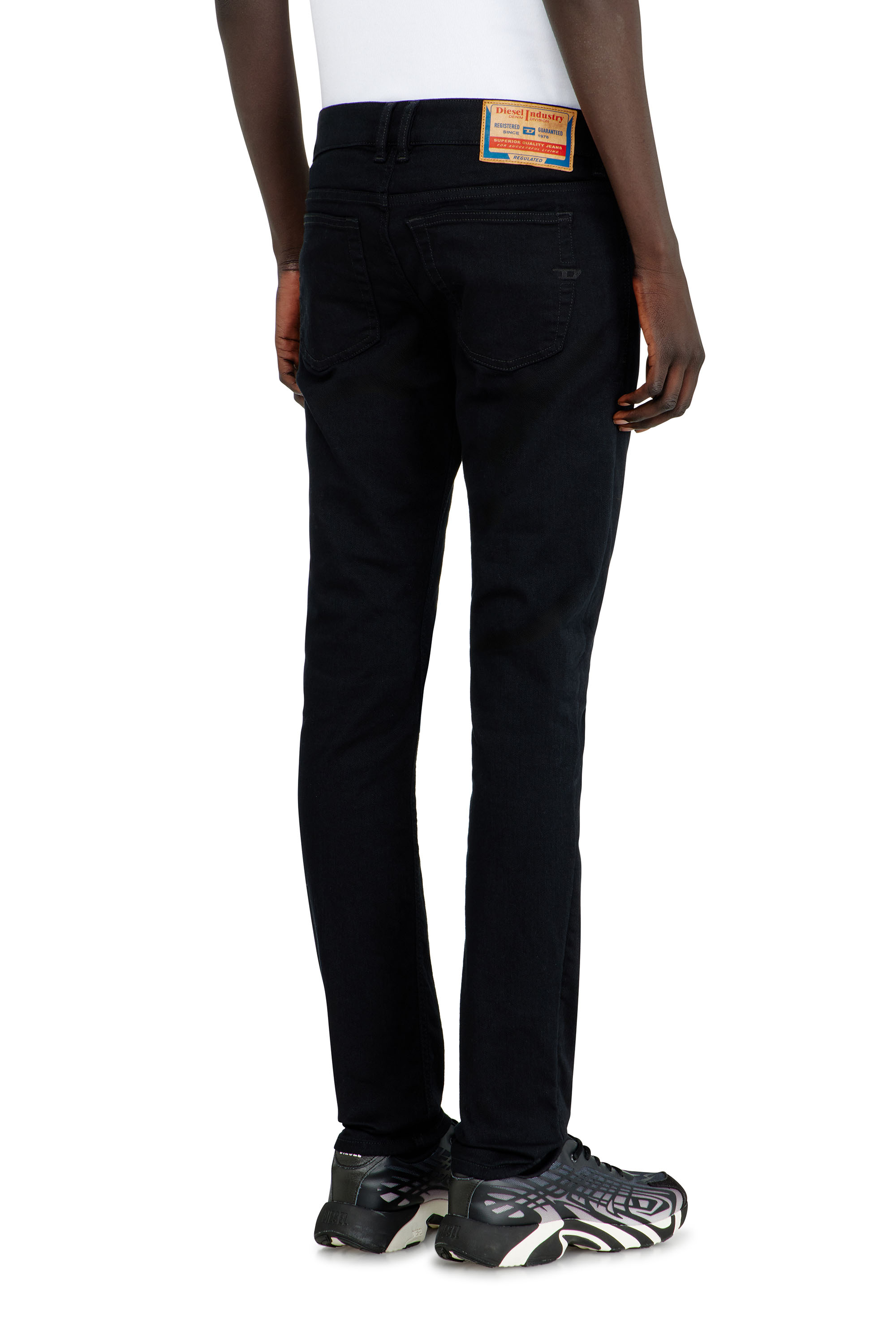 Diesel - Skinny Jeans 1979 Sleenker 09C51 Uomo, Nero/Grigio scuro - Image 5