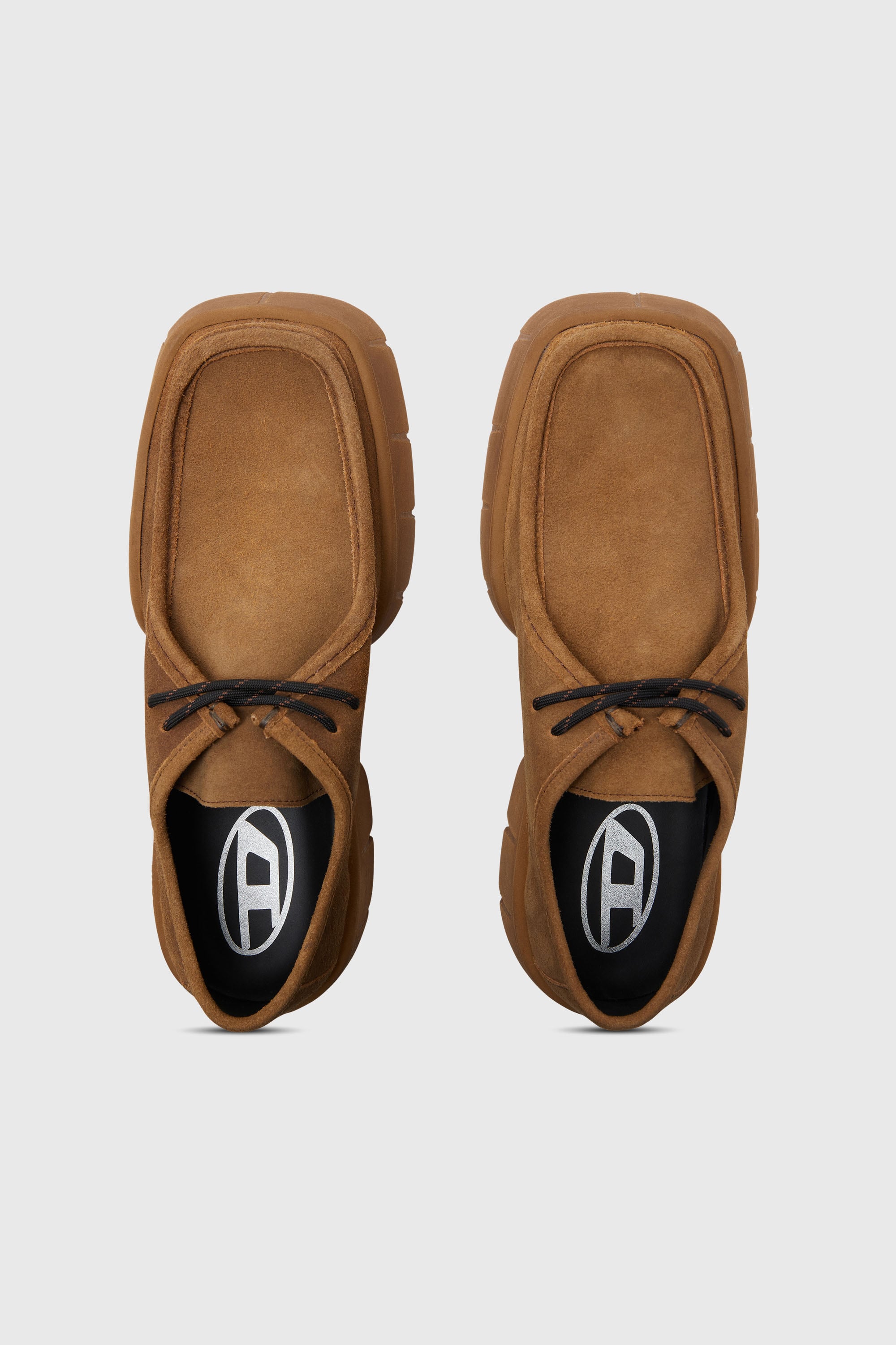 Diesel - D-TEX WB, D-Tex-Scarpe mocassino in suede cerato Uomo in Marrone - 5