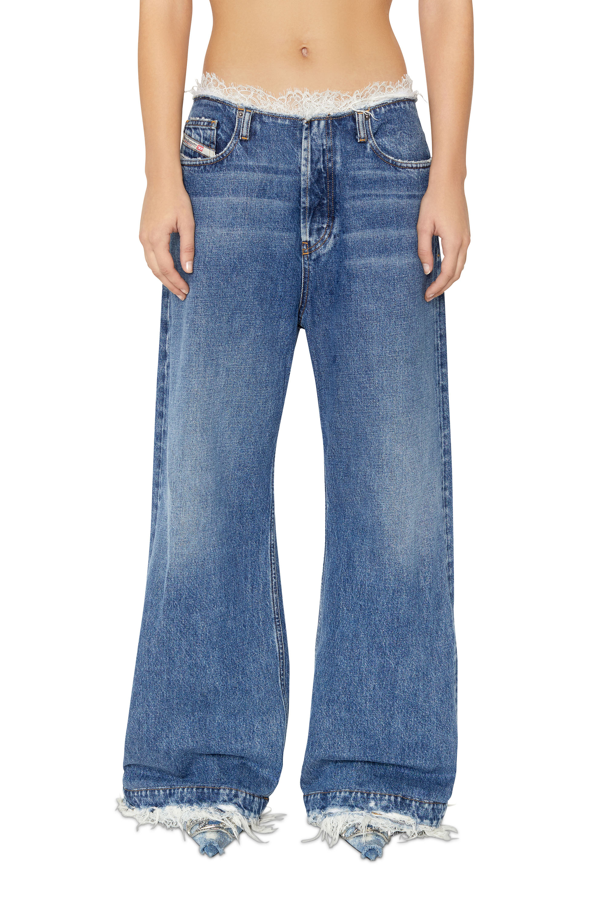 Diesel - 1996 D-Sire 007I2 Straight Jeans, Blu Scuro - Image 1