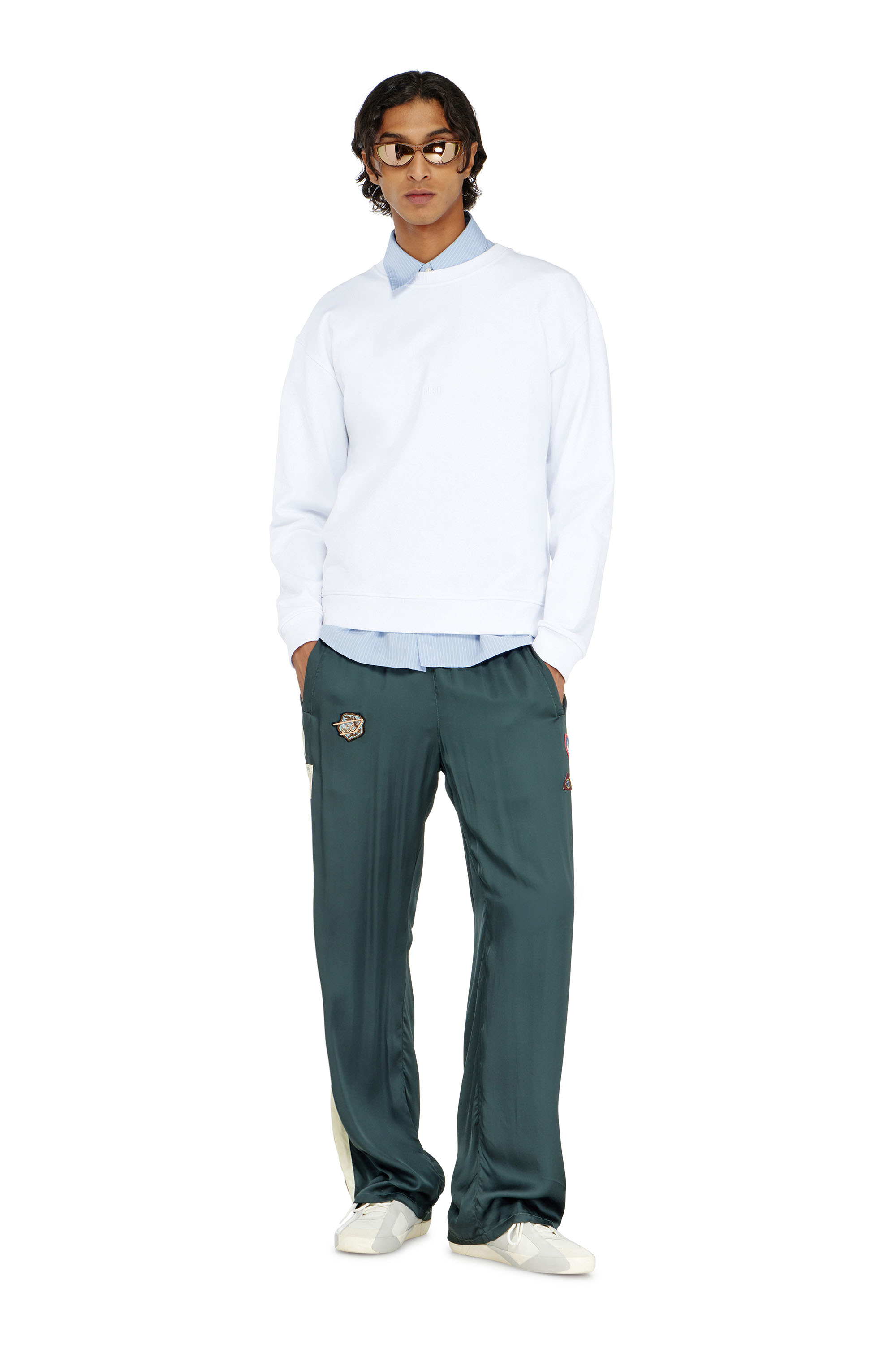 Diesel - S-NORM-AA5, Felpa in cotone con micro ricamo logo Uomo in ToBeDefined - 2