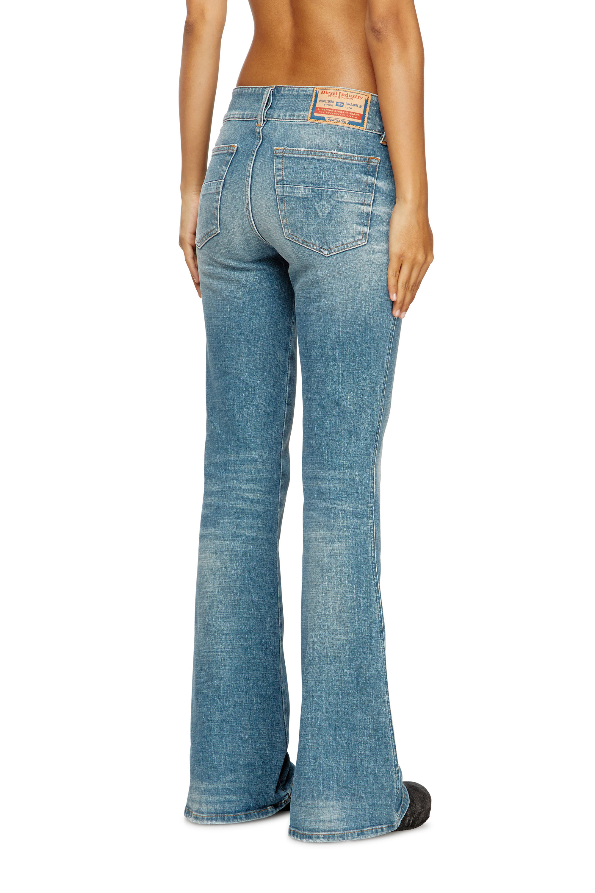 Diesel - Woman's Bootcut Jeans D-Hush 09M58, Medium blue - 4