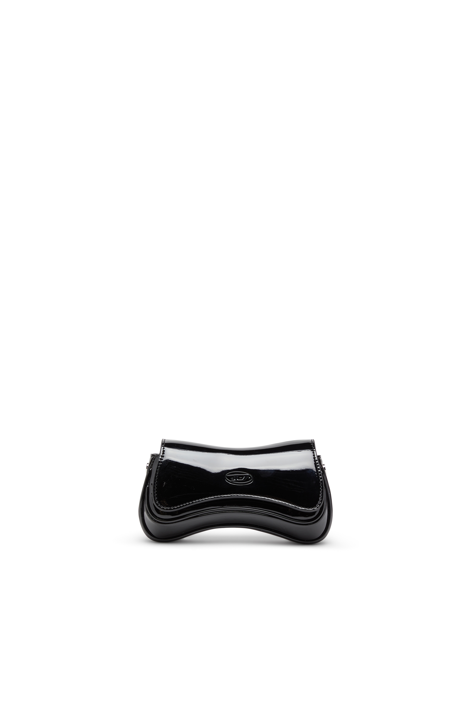 Diesel - PLAY CROSSBODY XS, Play-Crossbody piccola in PU lucido Donna in Nero - 1
