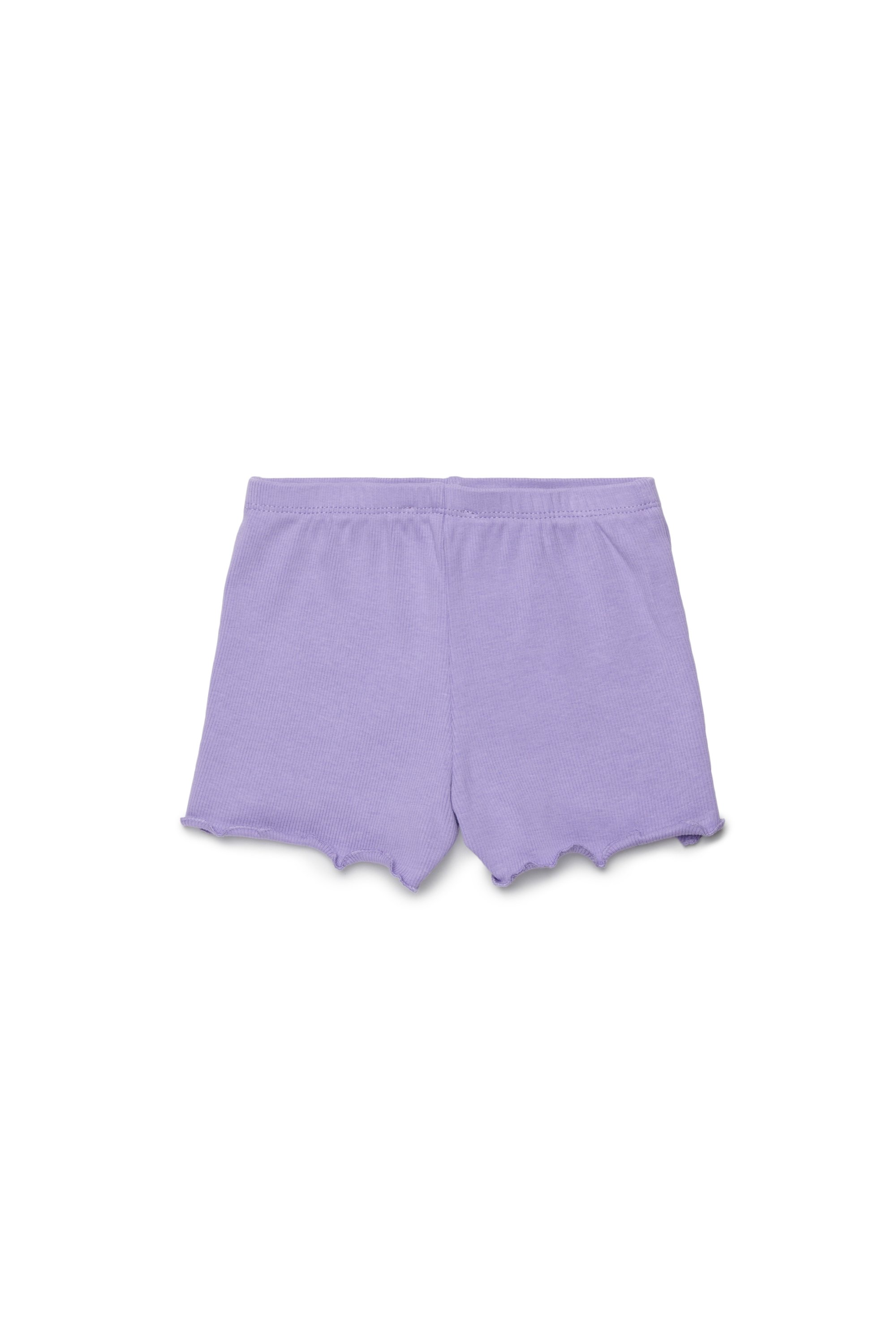 Diesel - PASPYB, Woman's Cotton shorts with rolled hems in Violet - 2