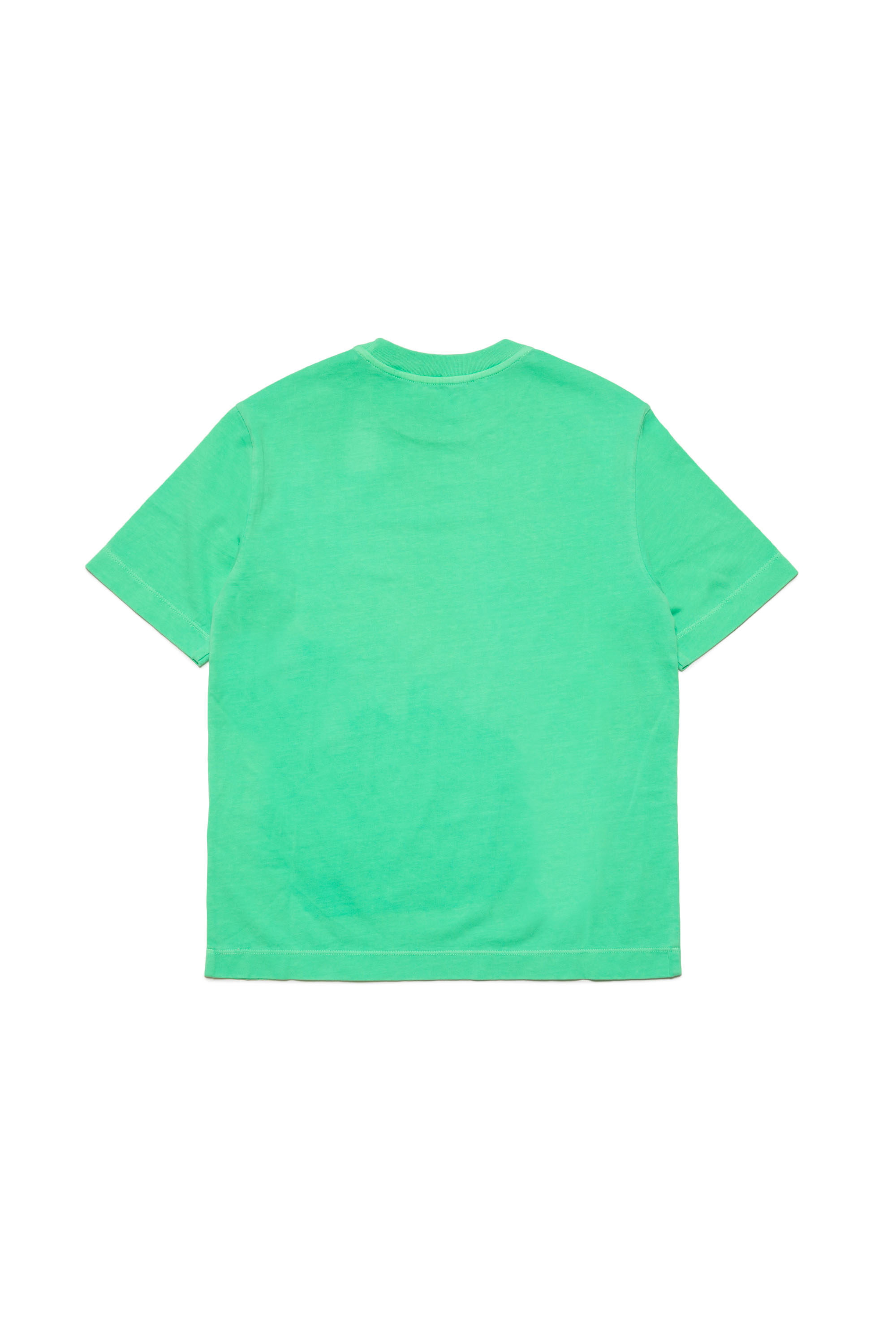 Diesel - TNUCI OVER, Unisex T-shirt with Diesel For Successful Living logo in Green - Image 2
