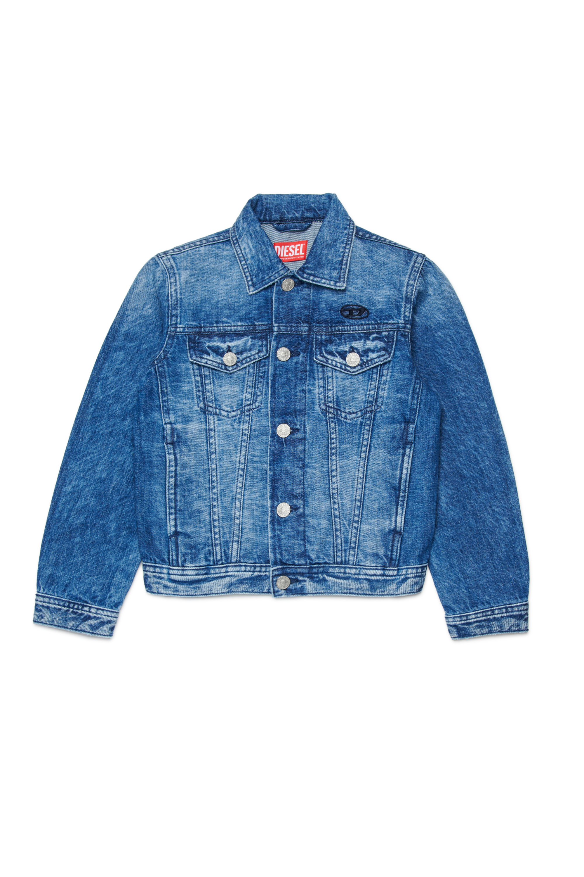 Diesel - JNHILL, Giacca trucker in denim Uomo in Blu - 1