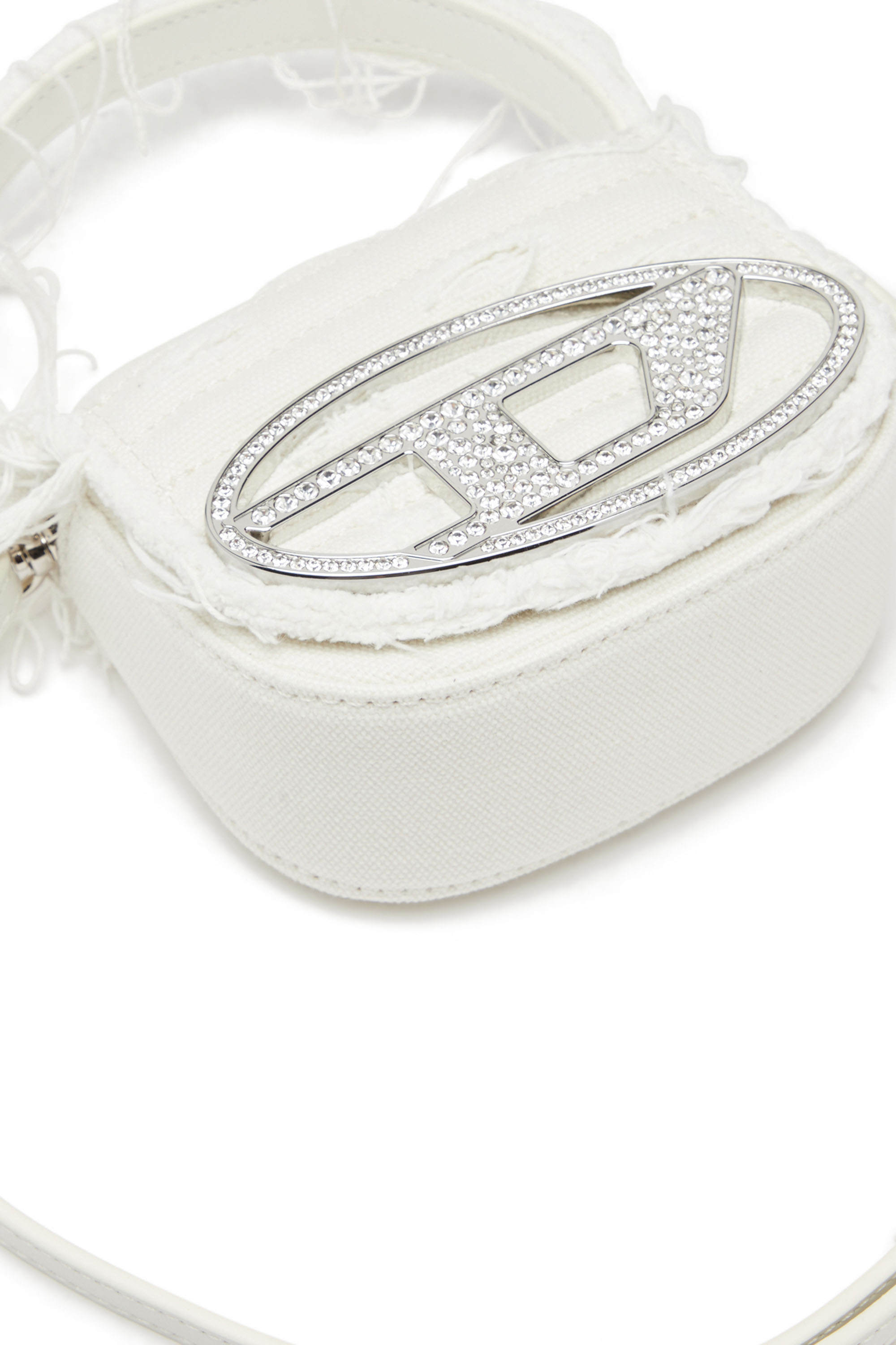 Diesel - 1DR XS, 1DR XS-Iconica mini bag in tela e pelle Donna in Bianco - 6