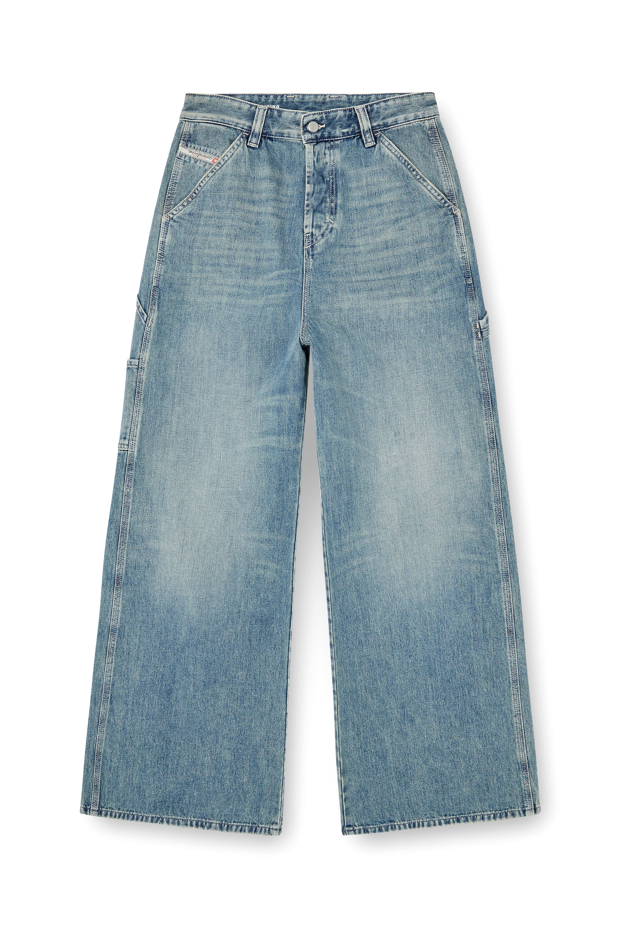 Diesel - Relaxed Jeans 1996 D-Sire 068SK Donna, Blu Chiaro - Image 3