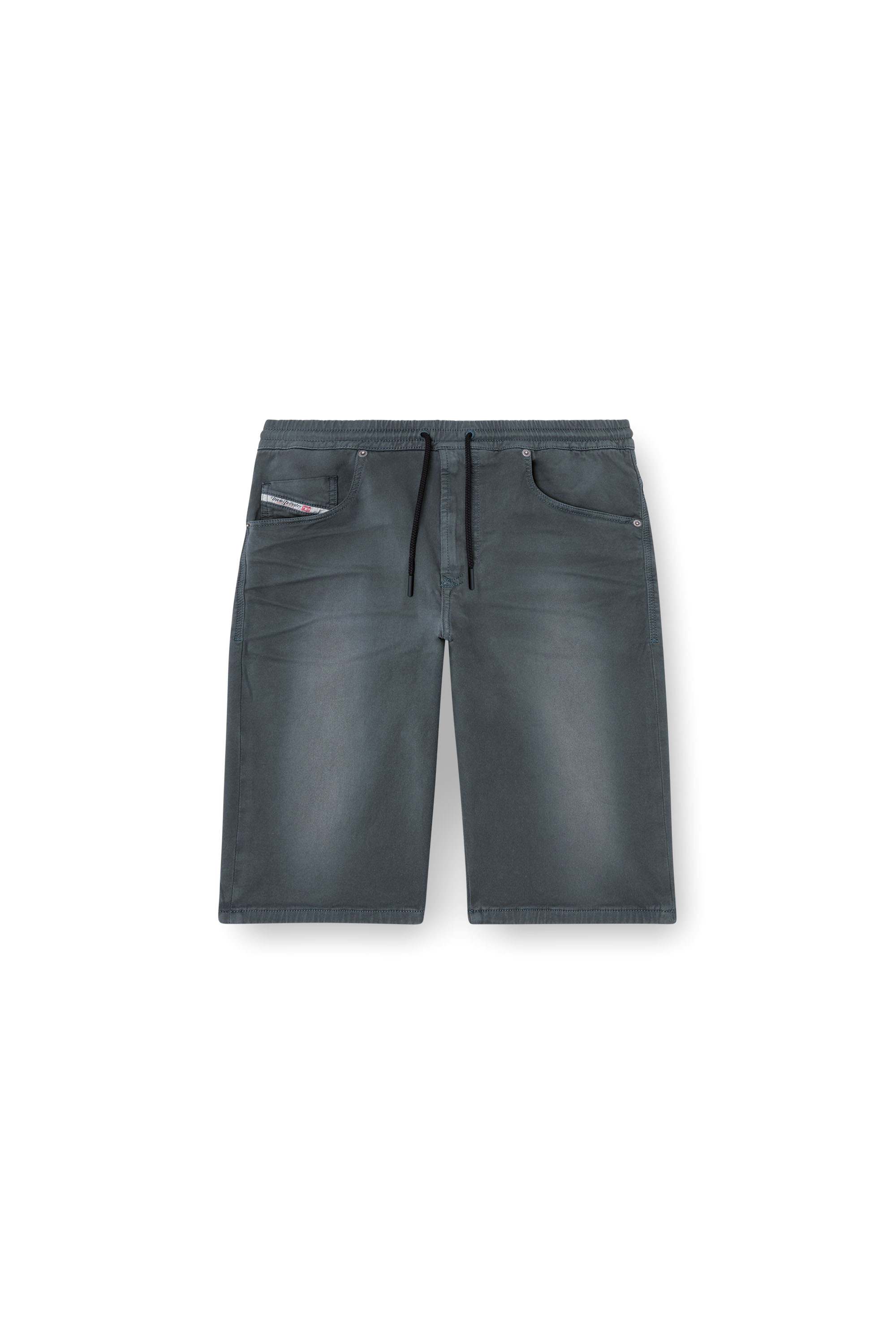 Diesel - 2033 D-KROOLEY-SHORT JOGG, Short chino in JoggJeans Uomo in Grigio - 3