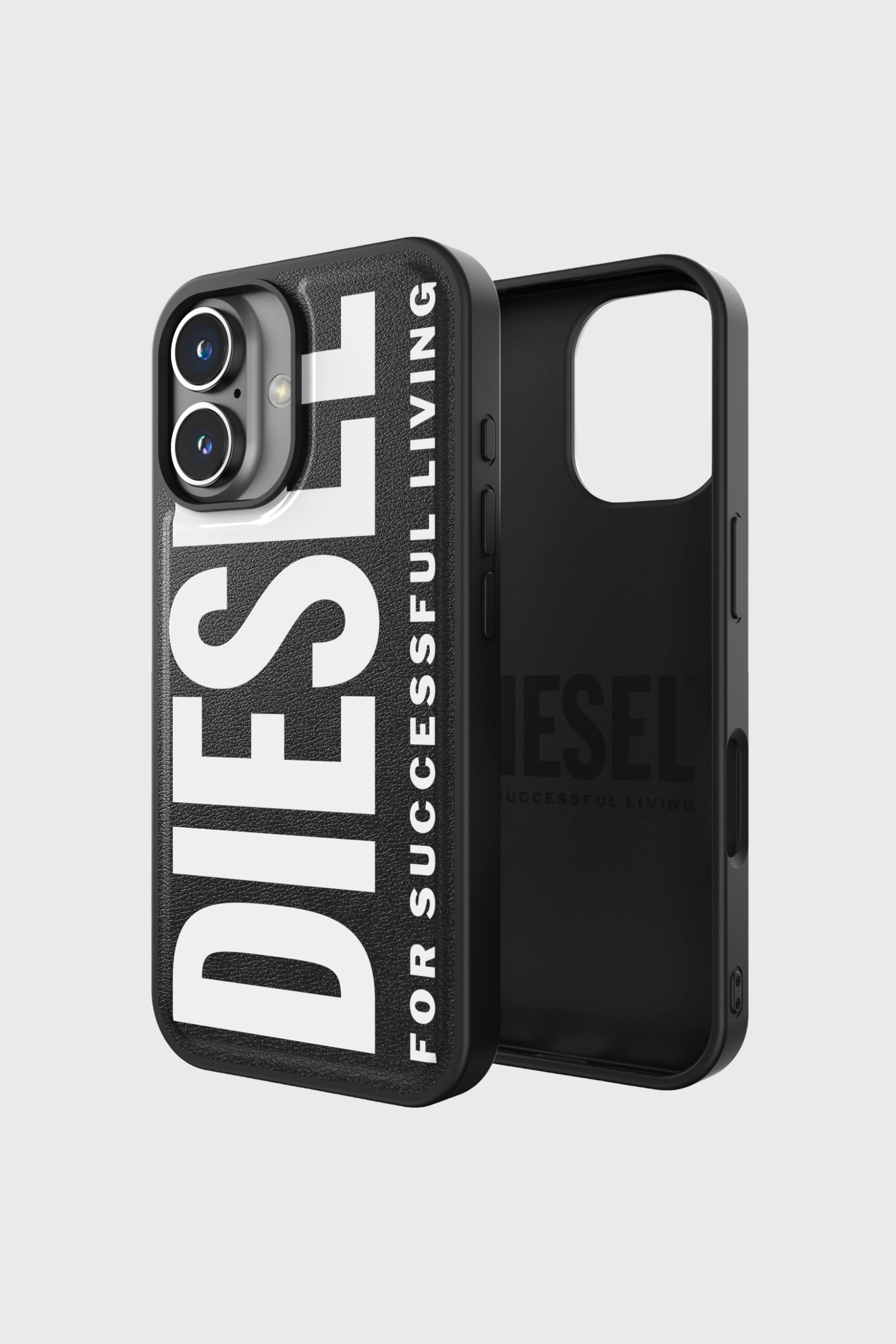 Diesel - 60127 MOULDED CASE, Cover sagomata con Magsafe per iP 16 Unisex in Nero - 1