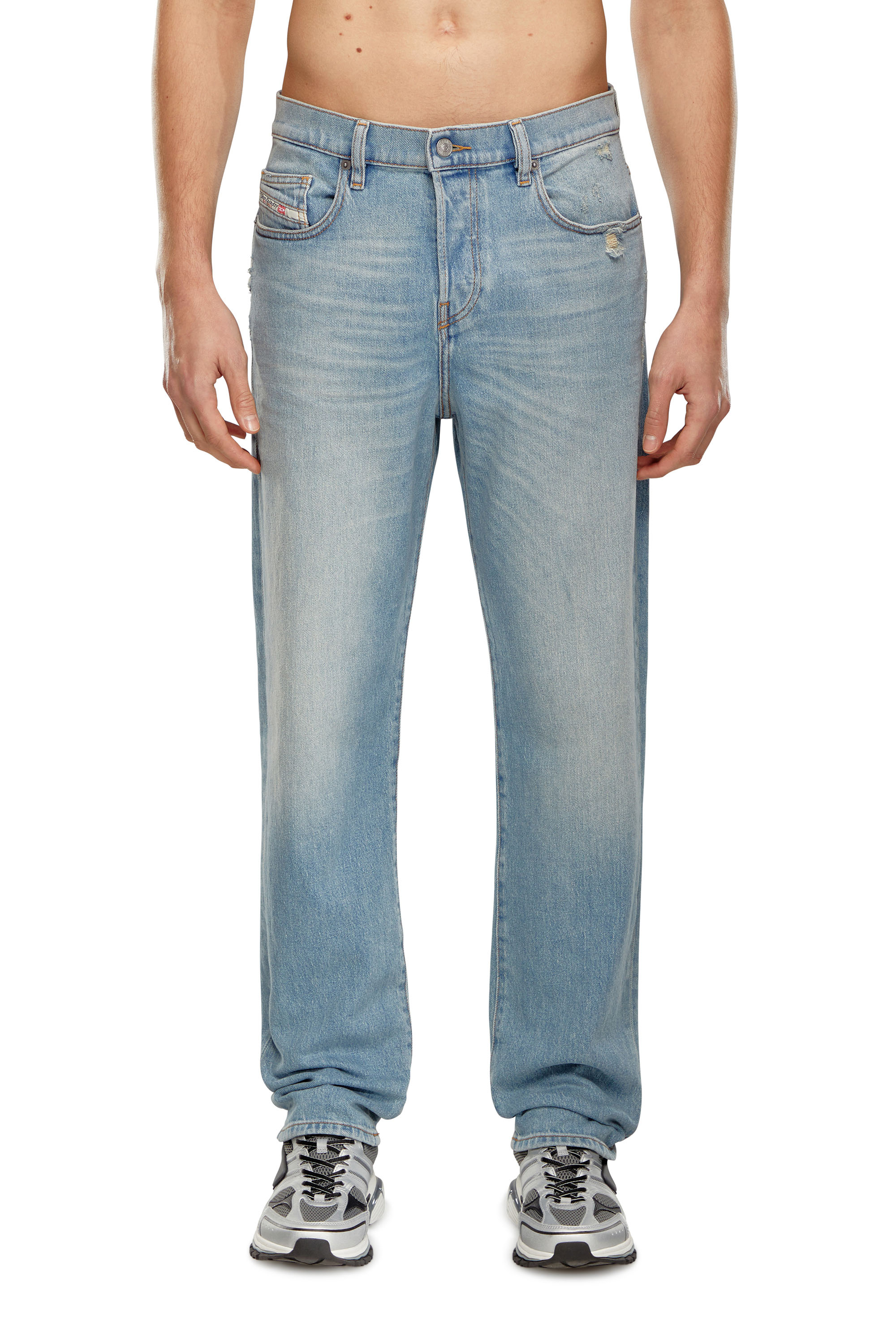 Diesel - Straight Jeans 2020 D-Viker 09H39, Blu Chiaro - Image 1