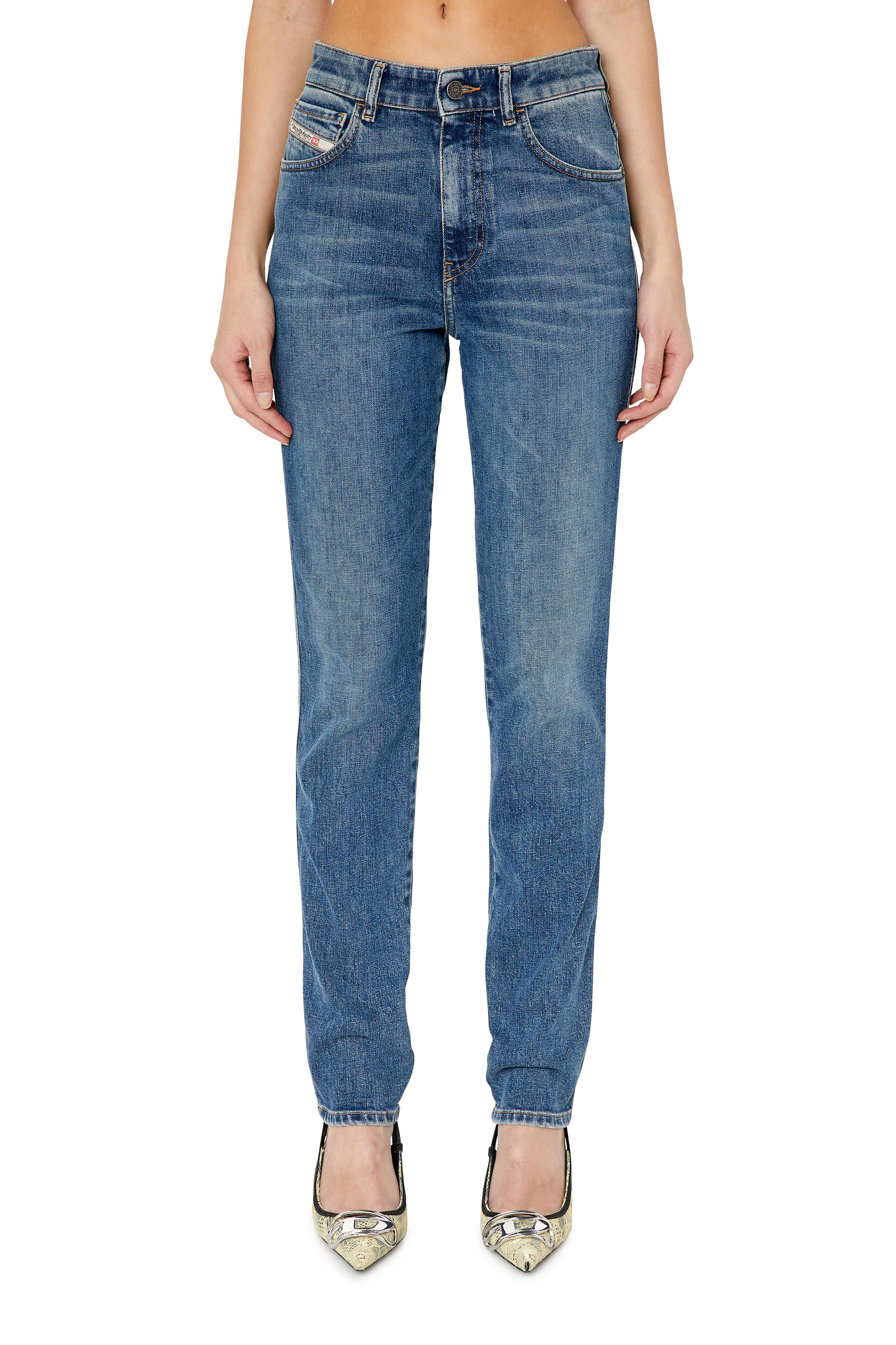 Diesel - 1994 09E72 Straight Jeans, Blu medio - Image 1