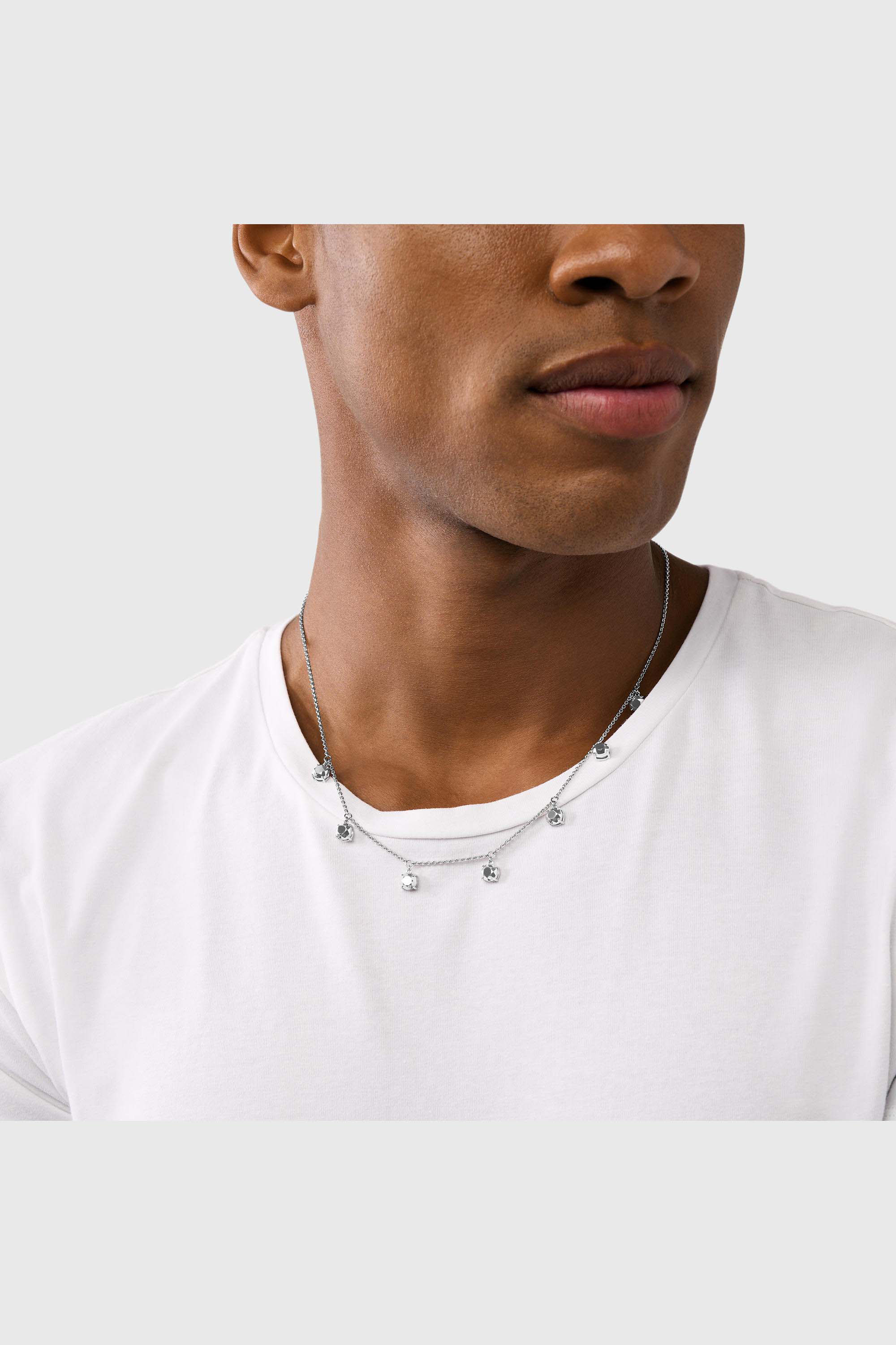 Diesel - DL1360040 STERLING SILVER JEWEL, Collana a catena in argento sterling Unisex in Argento - 3