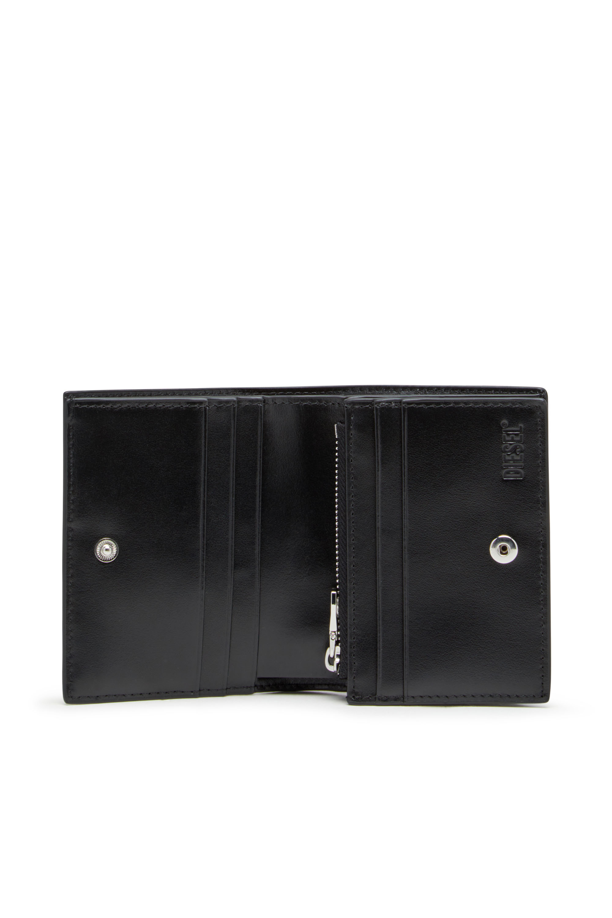 Diesel - PLAY BI FOLD III, Portafoglio in PU lucido Donna in Nero - 3