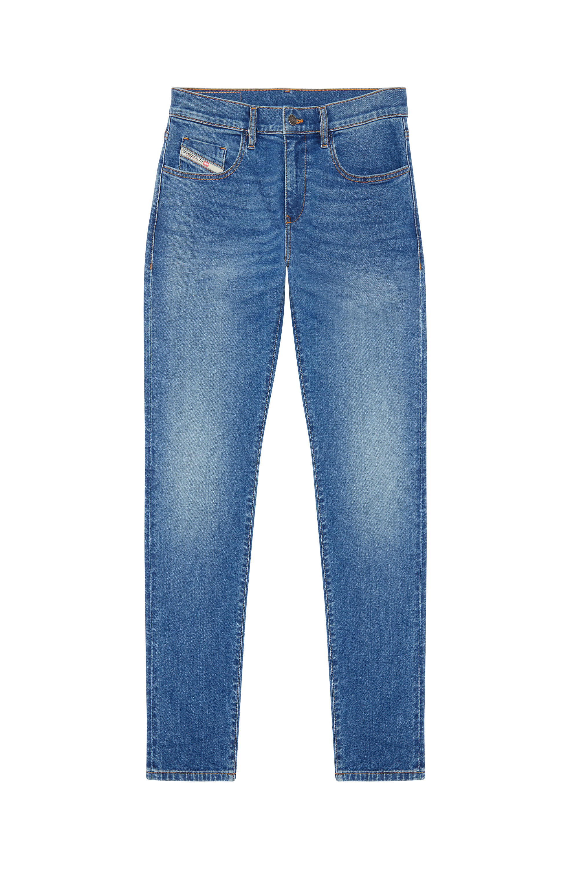 Diesel - Slim Jeans 2019 D-Strukt 0ENAT, Blu medio - Image 5