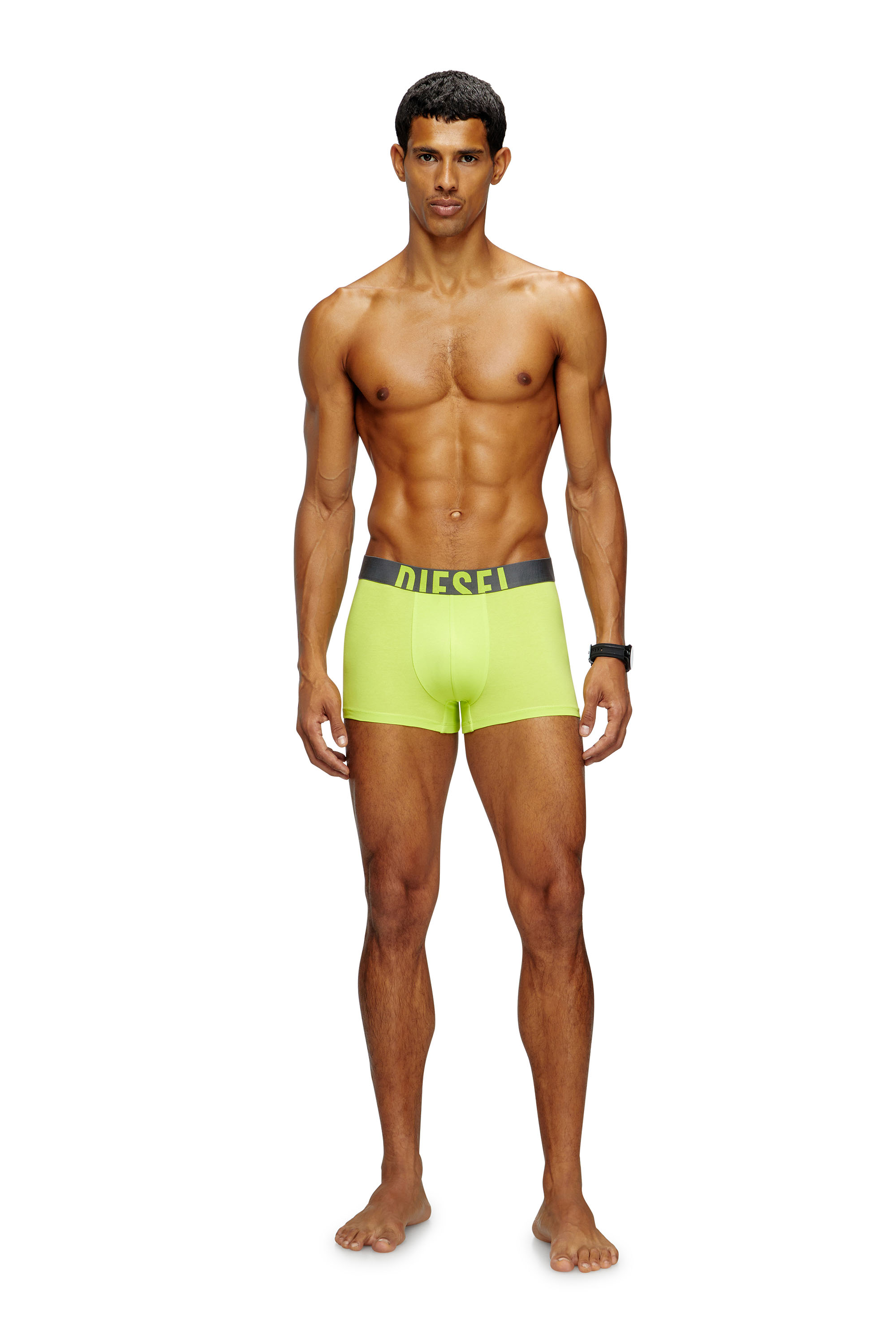 Diesel - DAMIEN-D-POP-3PACK-40, Set di tre boxer in cotone stretch Uomo in Multicolor - 2