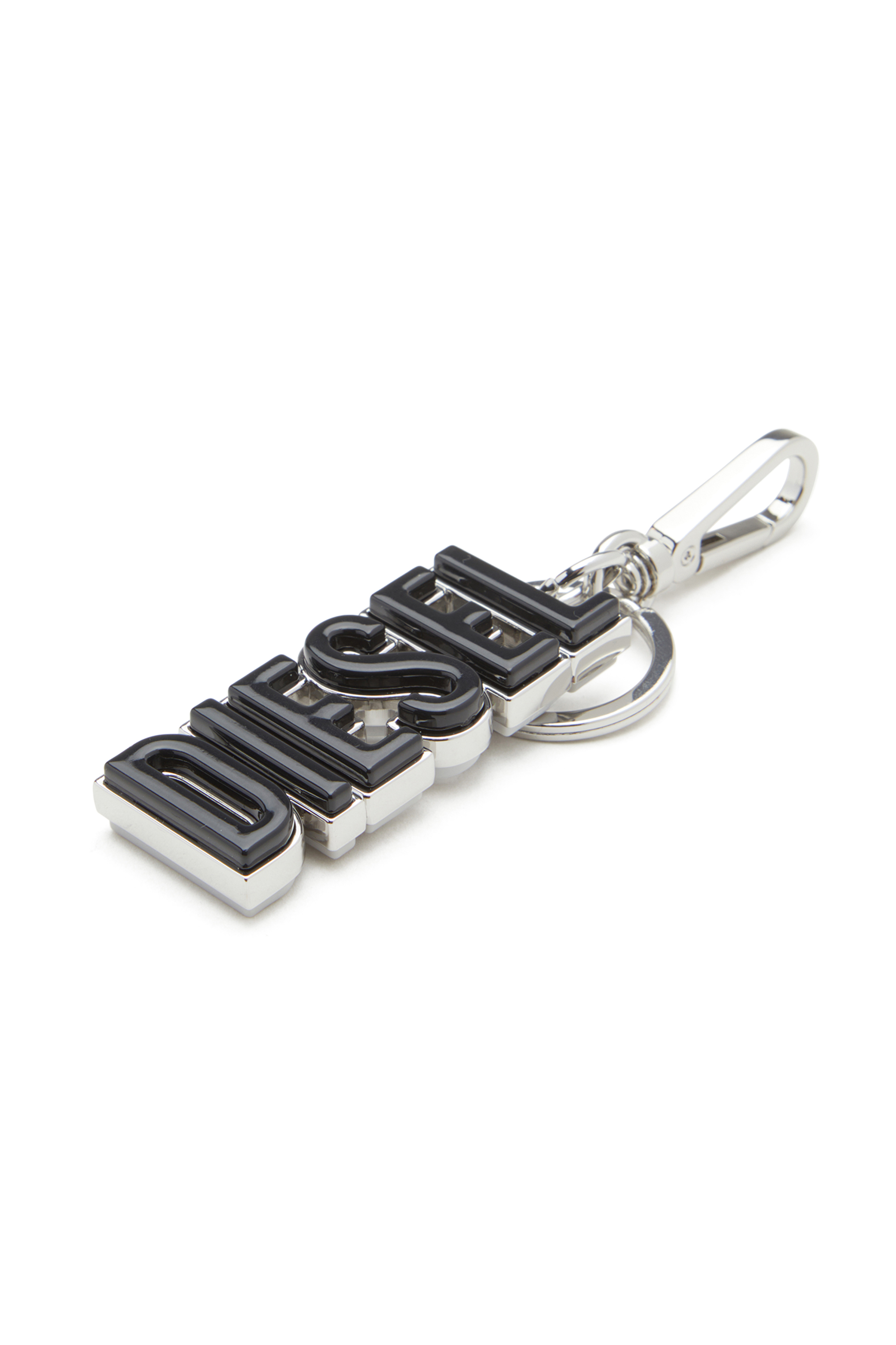 Diesel - DSL 3D KEY RING, Portachiavi in metallo e resina Uomo in Nero - 3