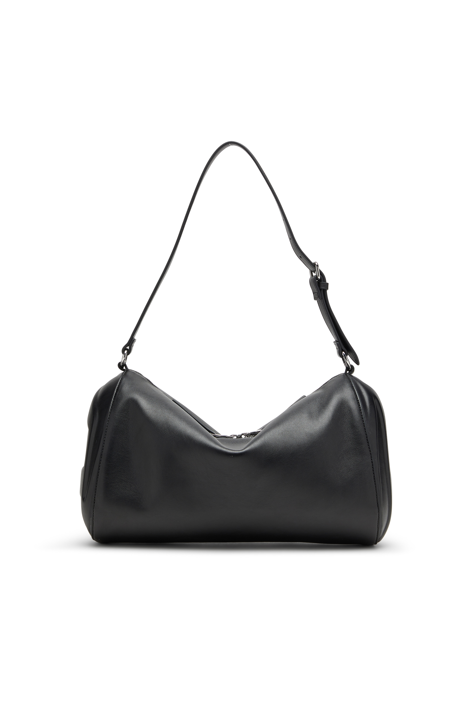 Diesel - LOAD-D SHOULDER BAG X, Load-D-Borsa a spalla con loghi rigidi laterali Unisex in Nero - 2