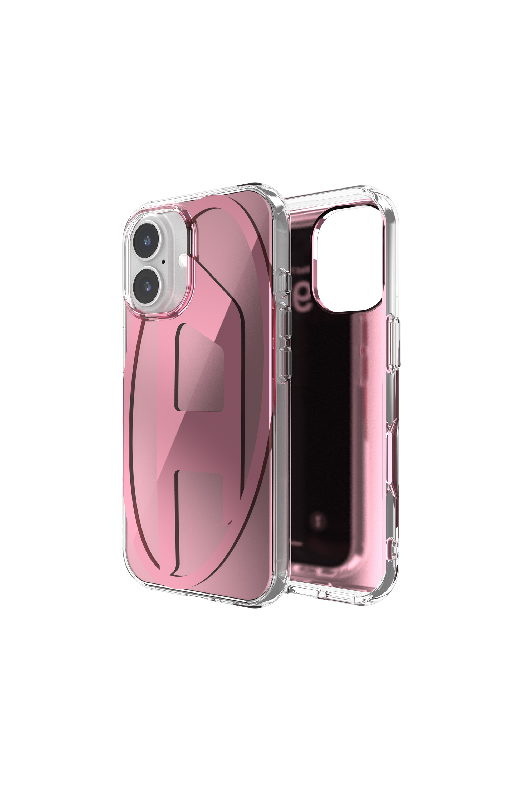 Diesel - 60163 AOP CASE, Cover Oval D per iP 16 Unisex in Rosa - 1