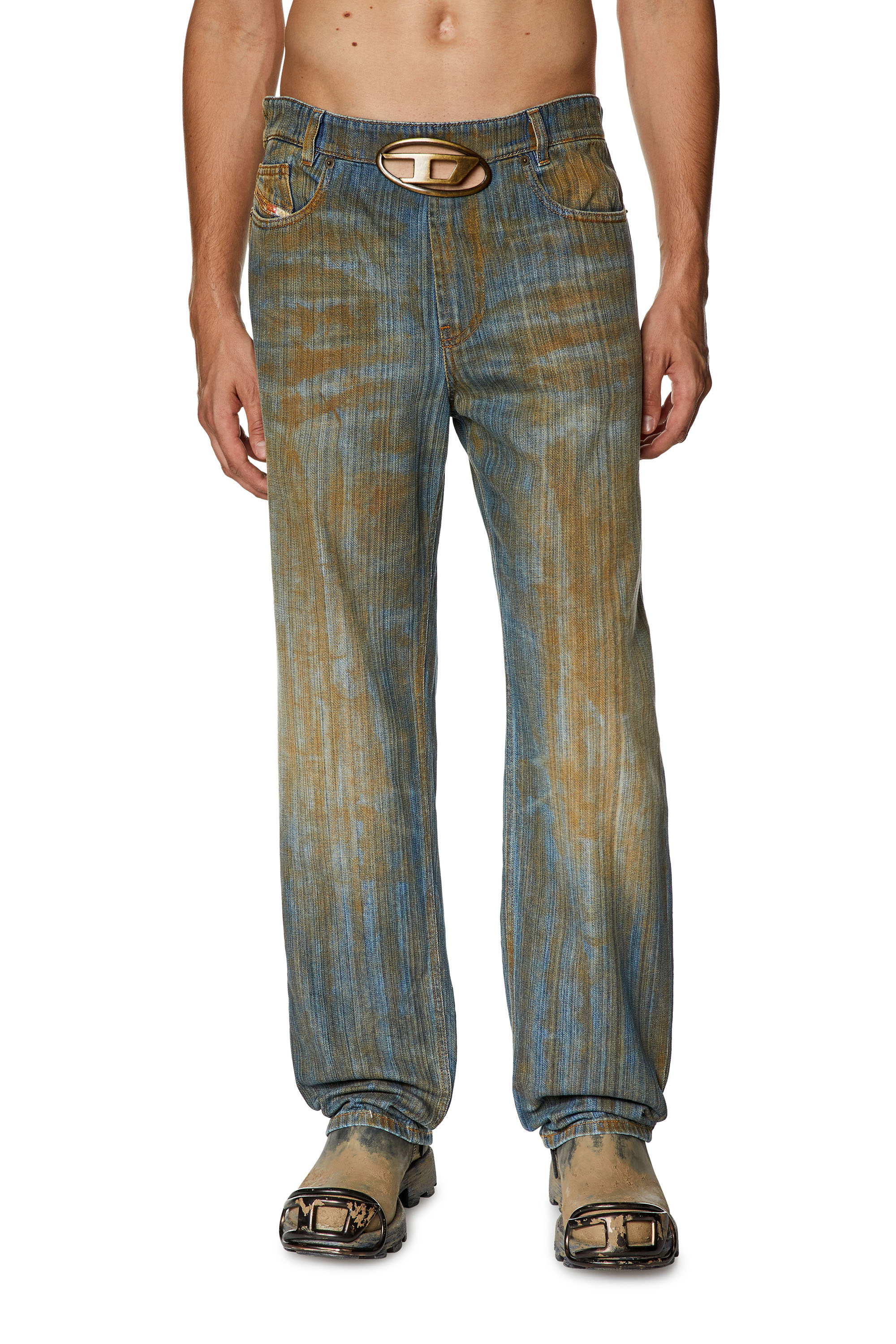 Diesel - Straight Jeans 2010 D-Macs 0NLAL, Blu medio - Image 1