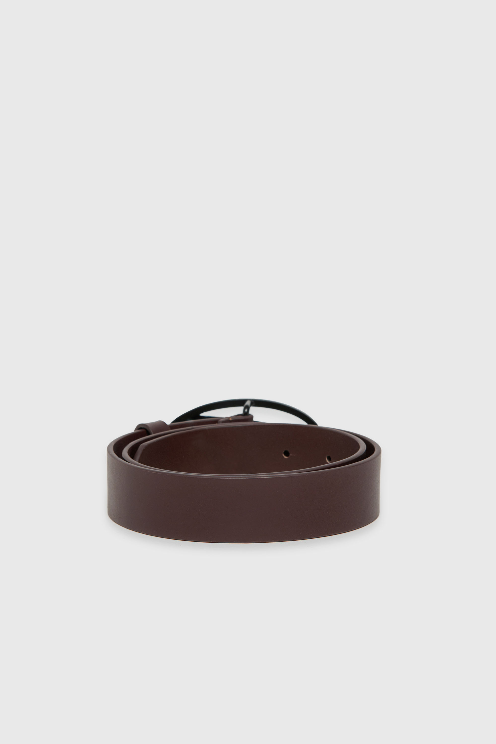 Diesel - B1DRN, Cintura in pelle da 3 cm con fibbia Oval D Unisex in Marrone - 3