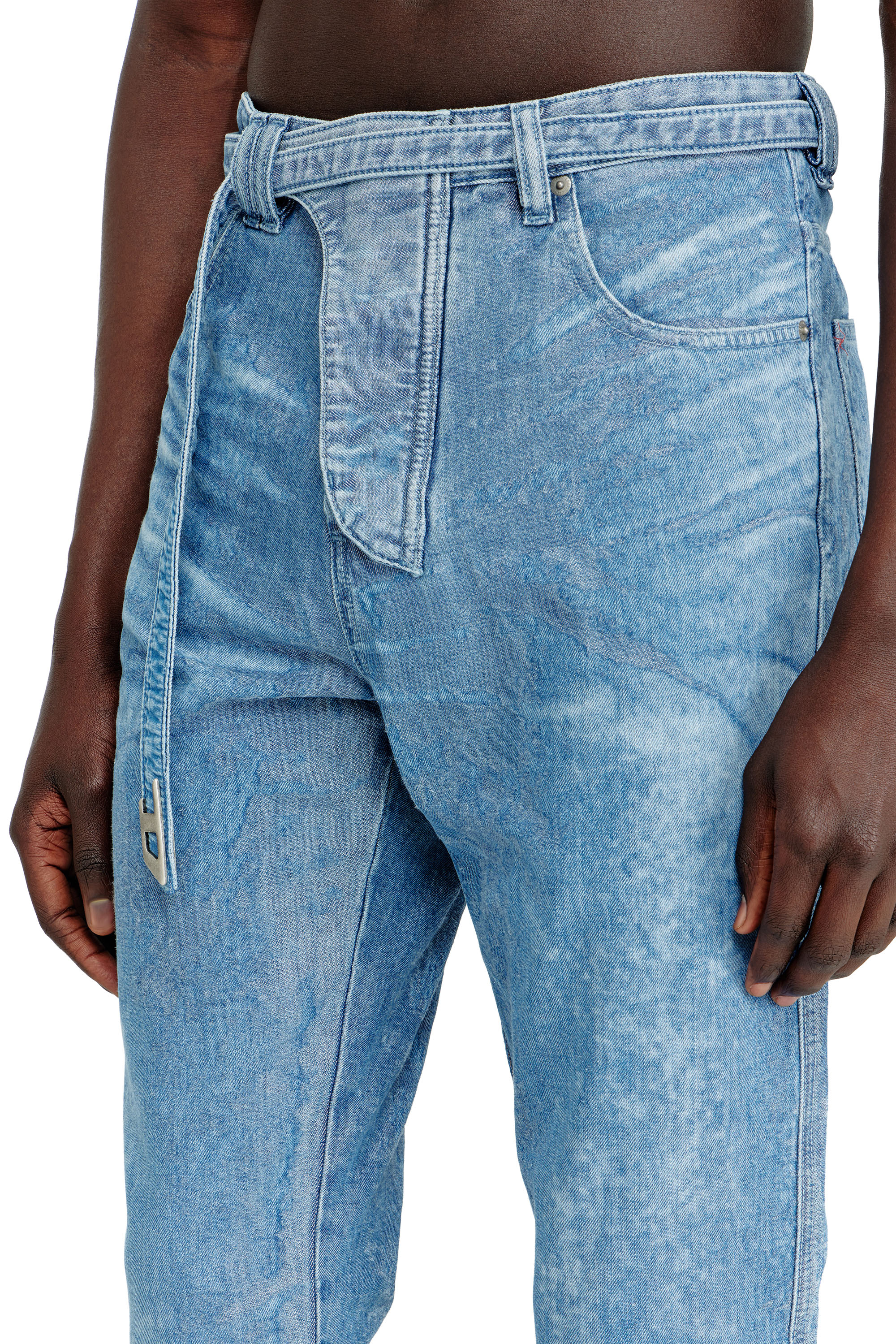 Diesel - Slim Jeans D-JUREN 09P23 Uomo, Blu Chiaro - Image 5