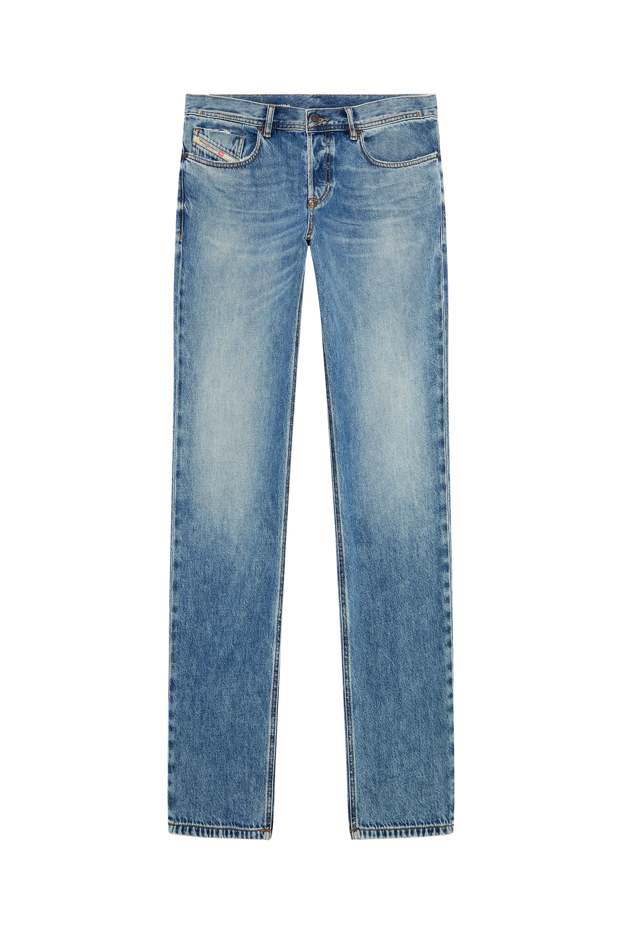 Diesel - Tapered Jeans 2023 D-Finitive 09H95, Blu medio - Image 6