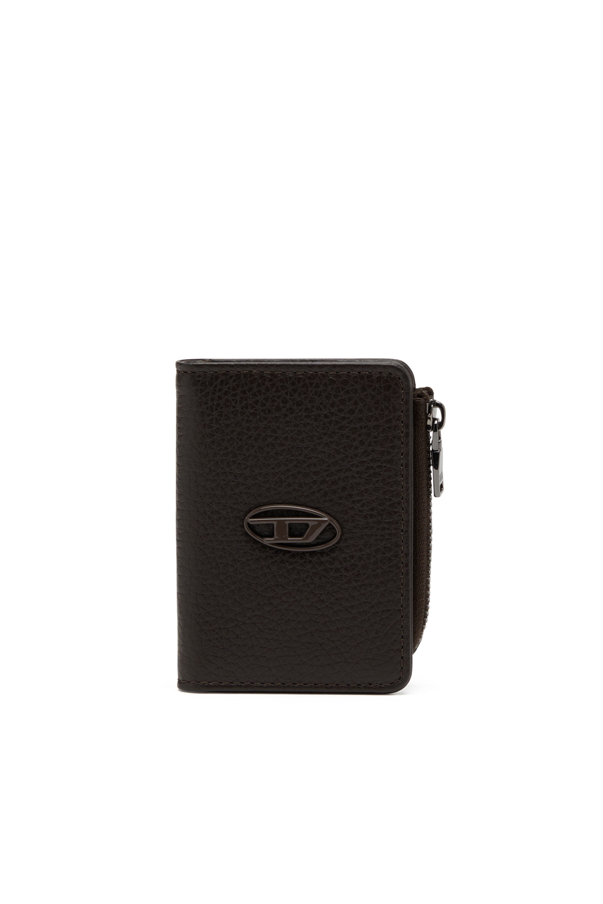 Diesel - HISSU EVO CARD HOLDER L, Portacarte in pelle Uomo in Marrone - 1