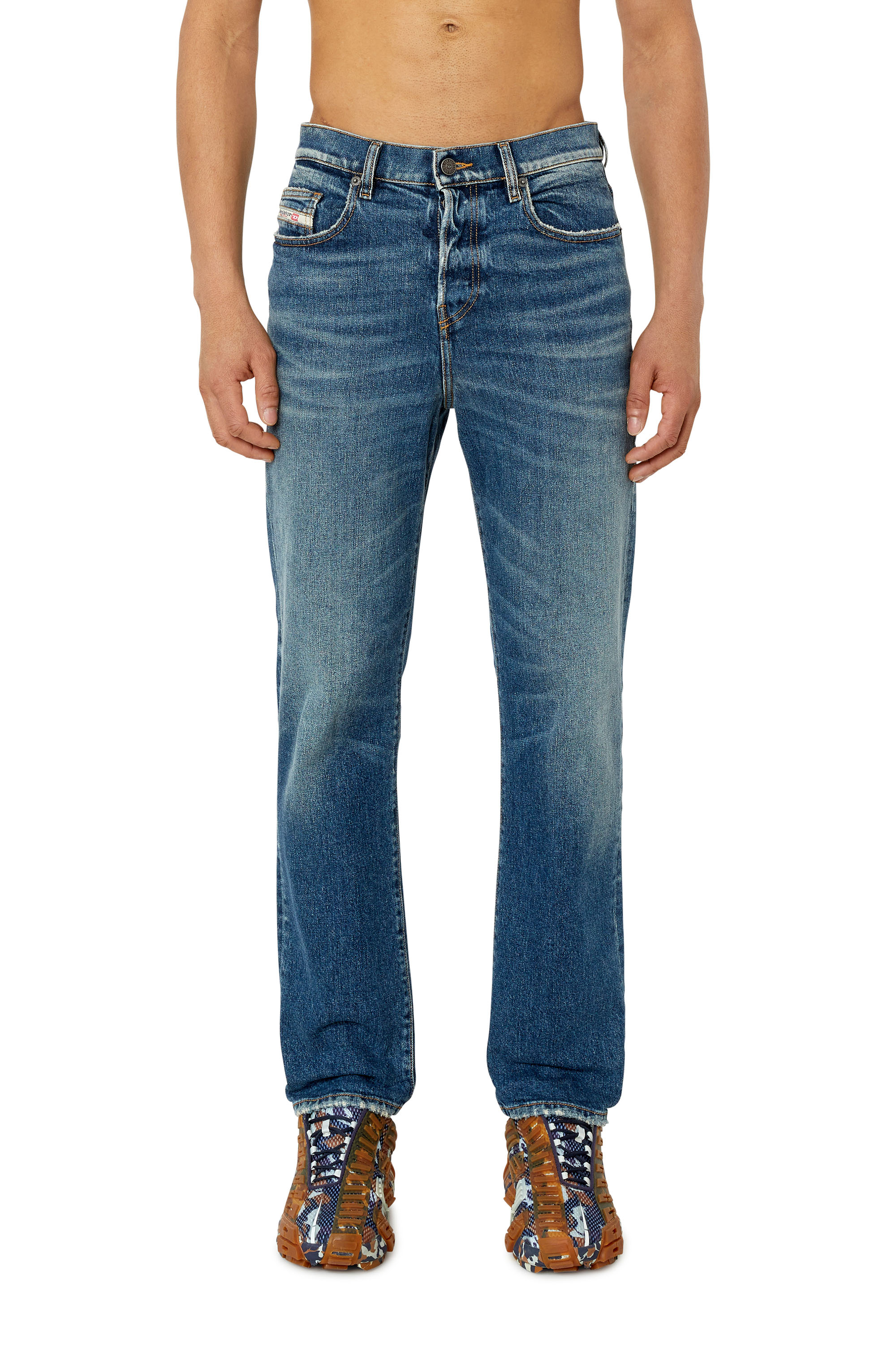 Diesel - Straight Jeans 2020 D-Viker 007L1, Blu medio - Image 1