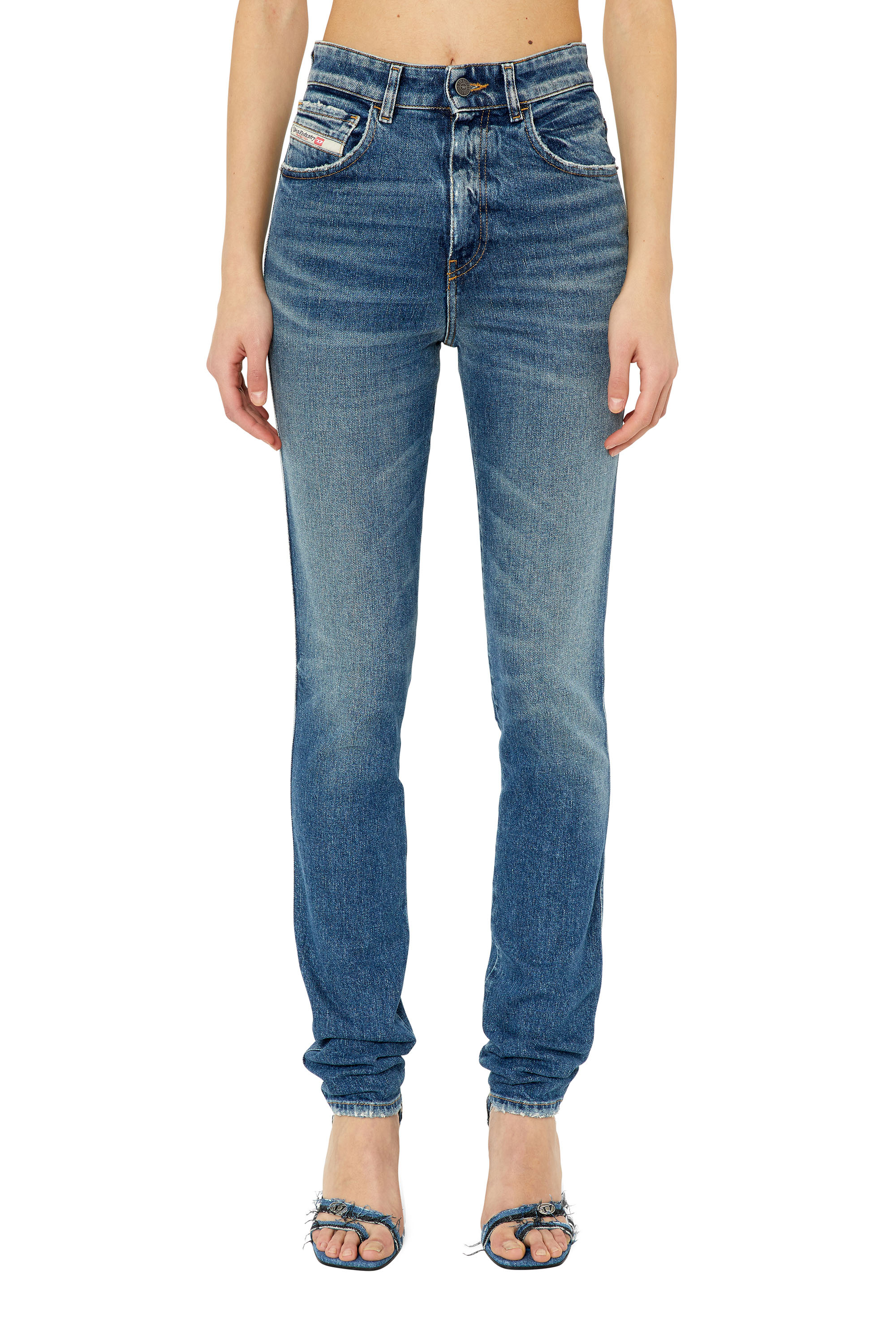 Diesel - 1994 007L1 Straight Jeans, Blu medio - Image 1
