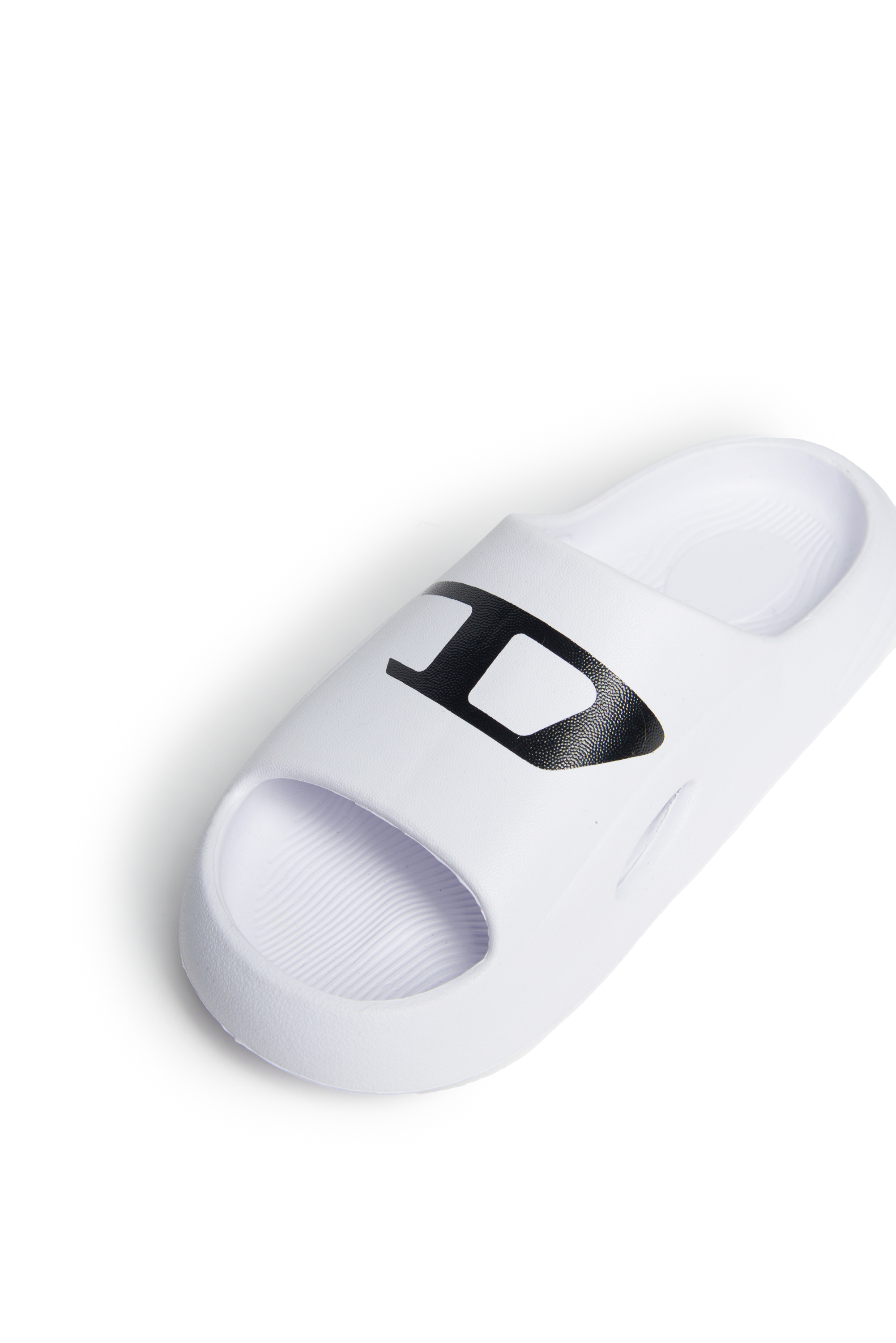 Diesel - SA-CHUNCKY D, Unisex Slide sandals with D logo print in White - Image 4