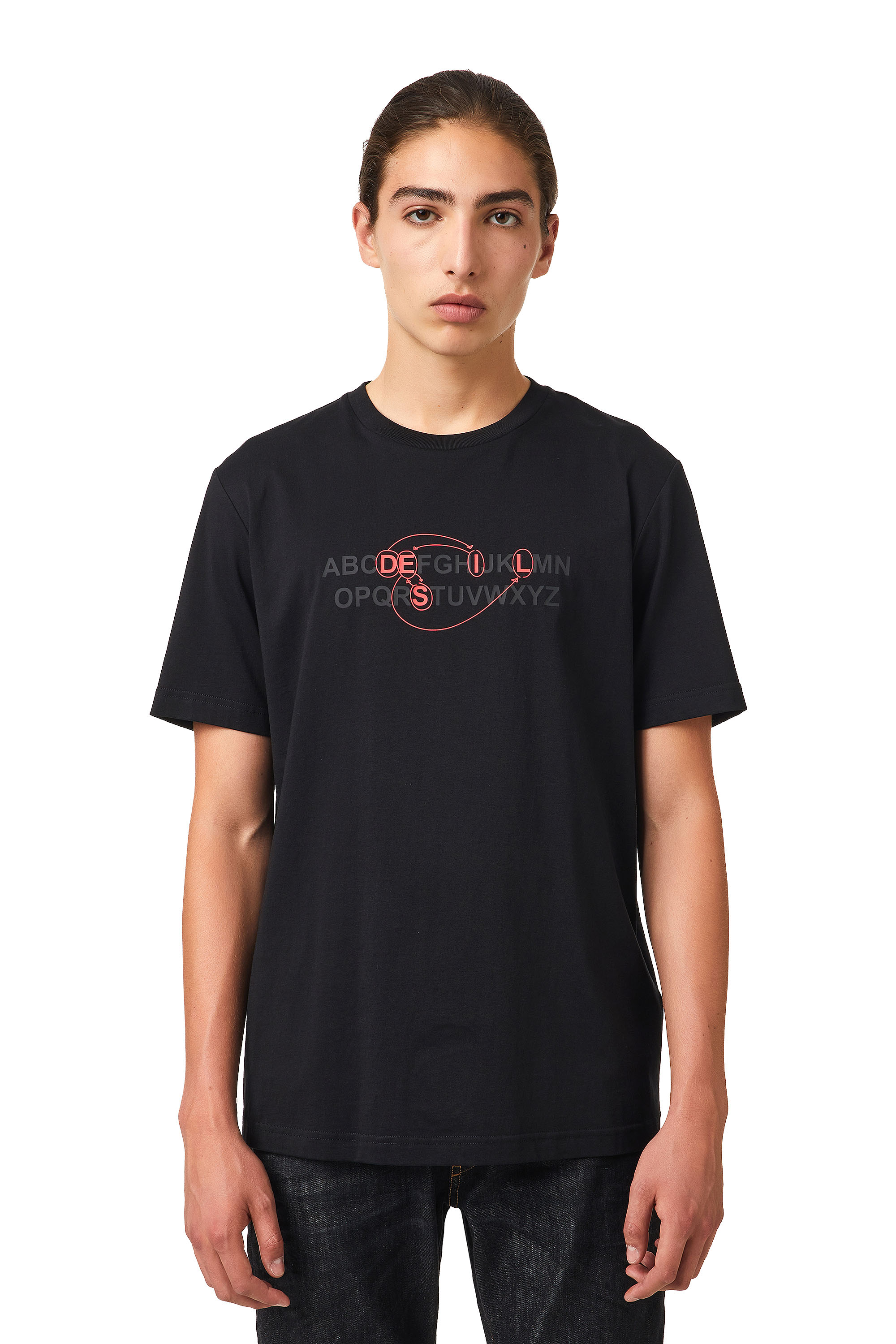T-JUST-B76, Nero - T-Shirts